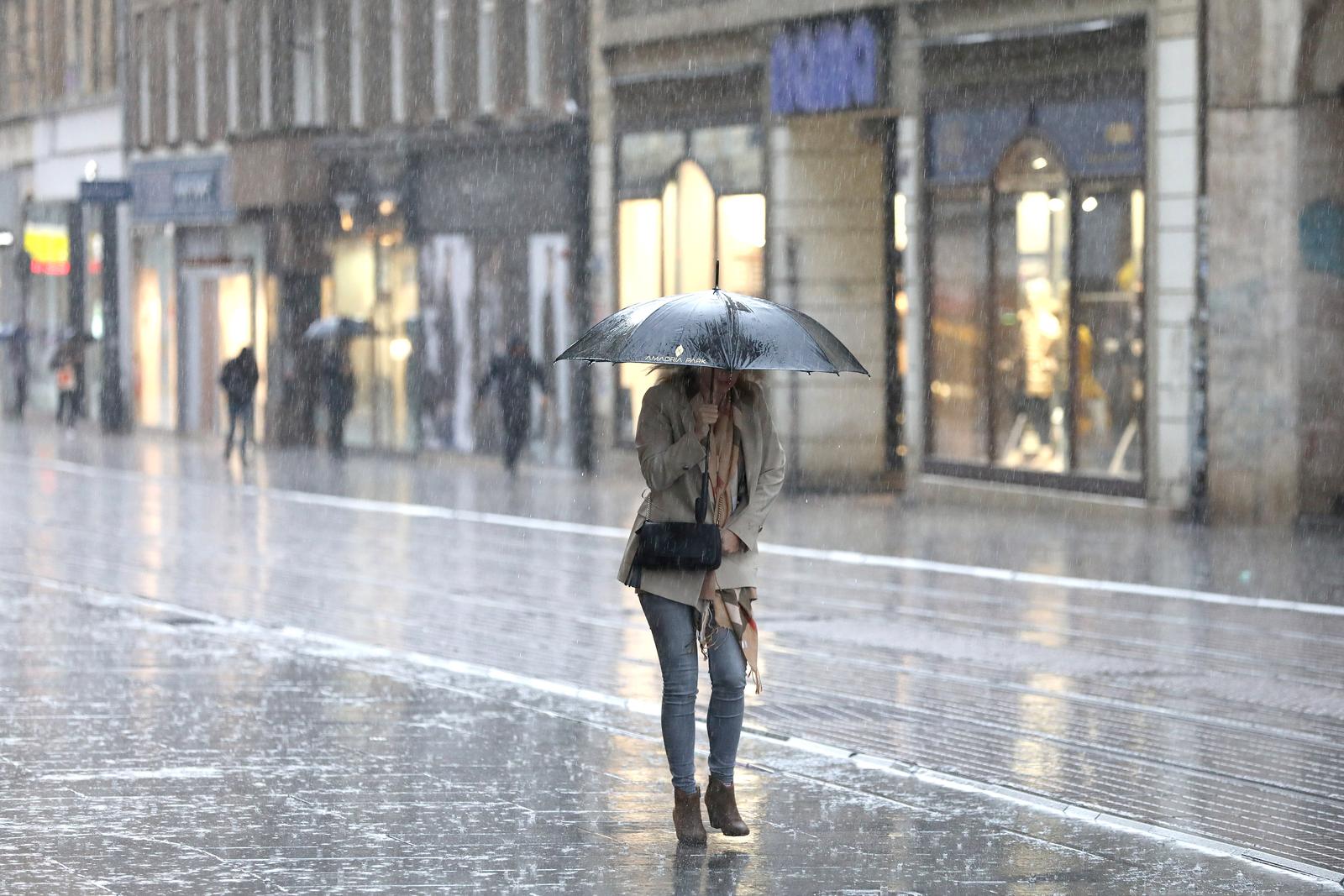 Kišno jutro u Zagrebu