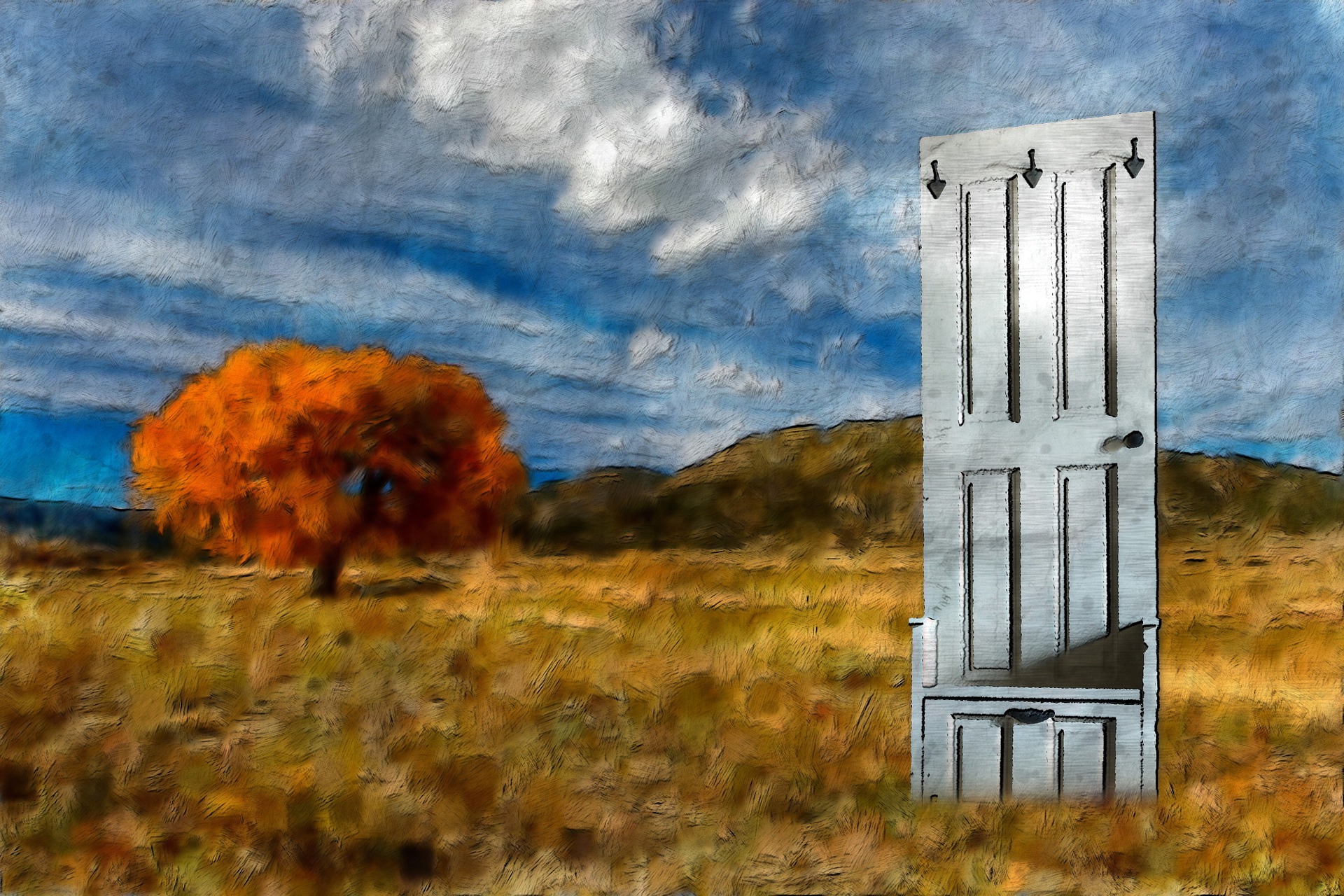 sjećanje, zaborav, vrijeme, polje, vrata, prolaz, portal,