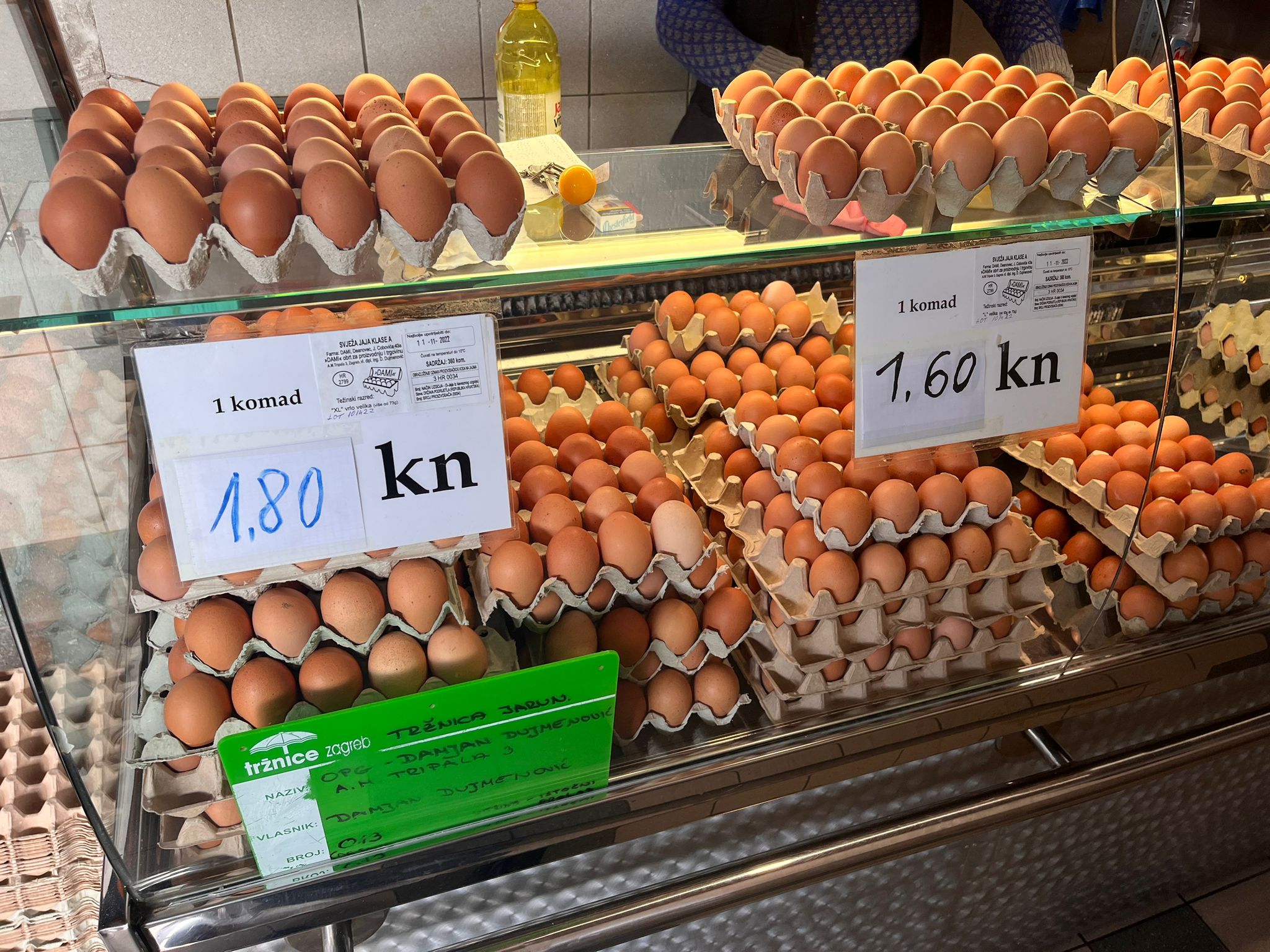 jaja, cijene jaja, jaje, tržnica, pijaca, pazar,