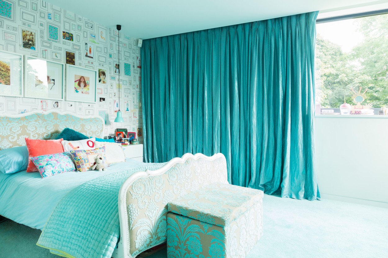 Blue bedroom