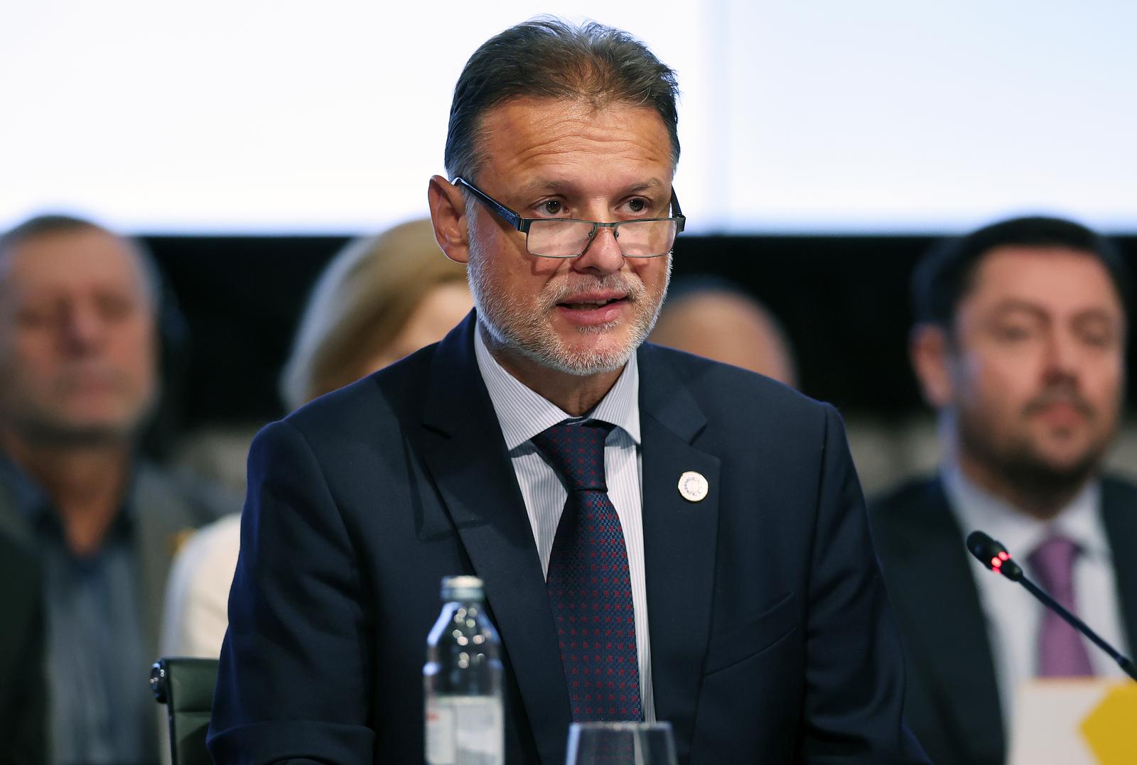 POOL - Zagreb: Predsjednik Ukrajine, Zelenski, obratio se sudionicima summita Međunarodne krimske platforme u NSK