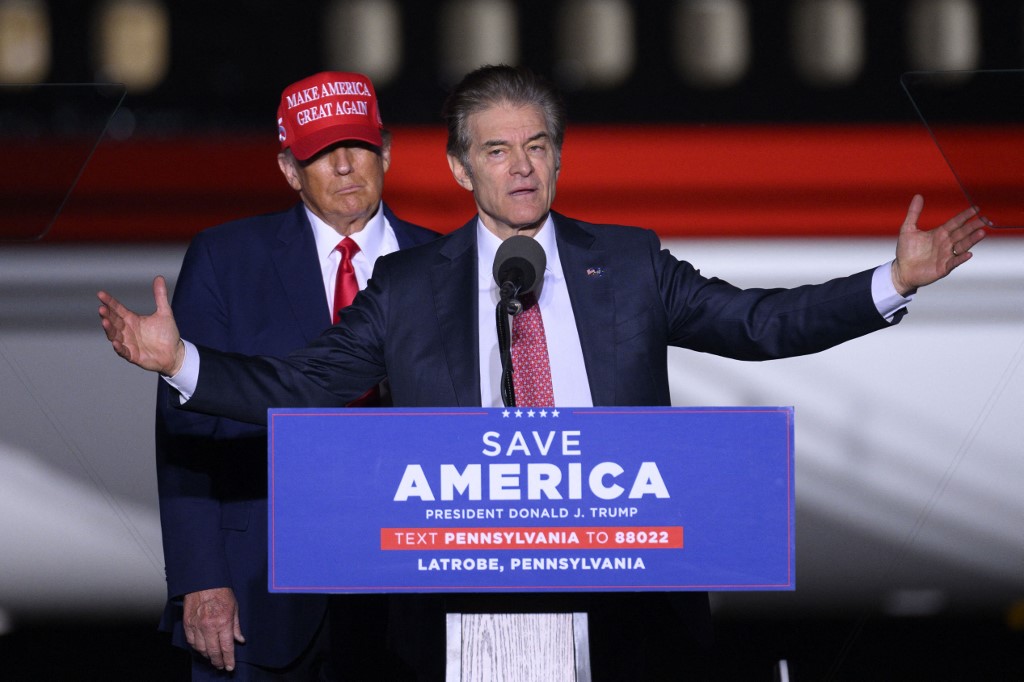 mehmet oz, donald trump