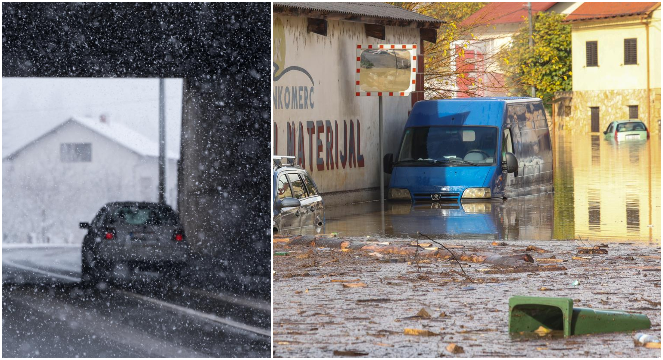 SNIJEG, KIŠA, POPLAVA, VRIJEME