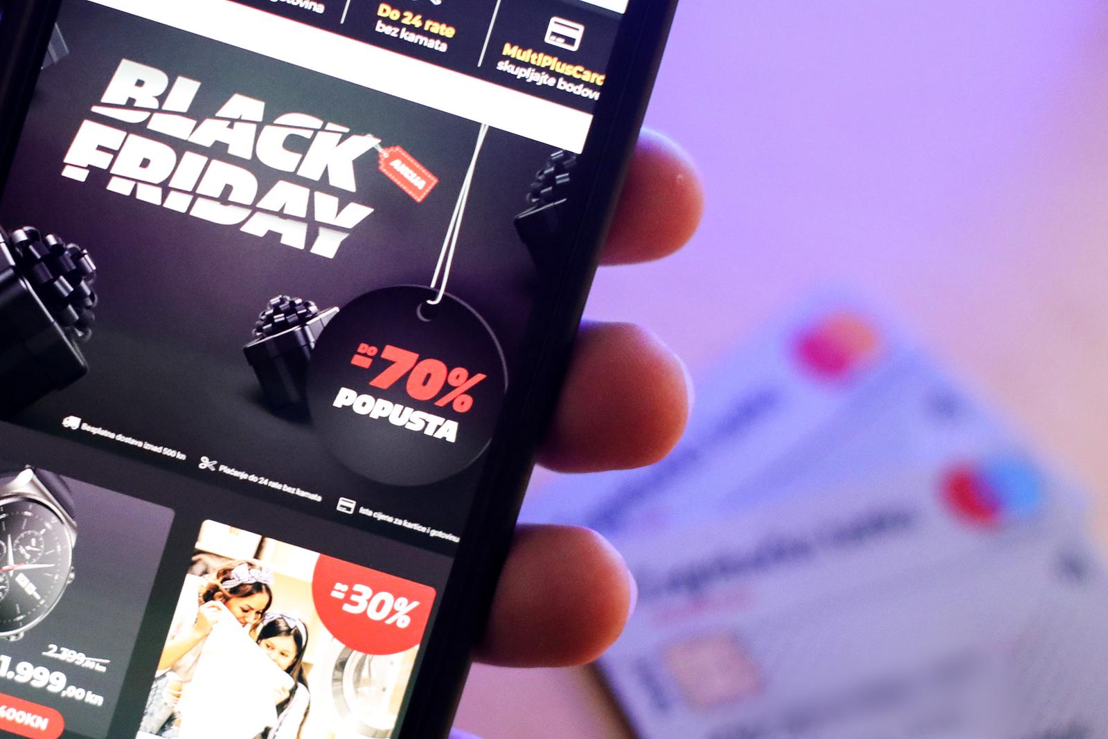 Kupnja putem interneta za vrijeme Crnog petka