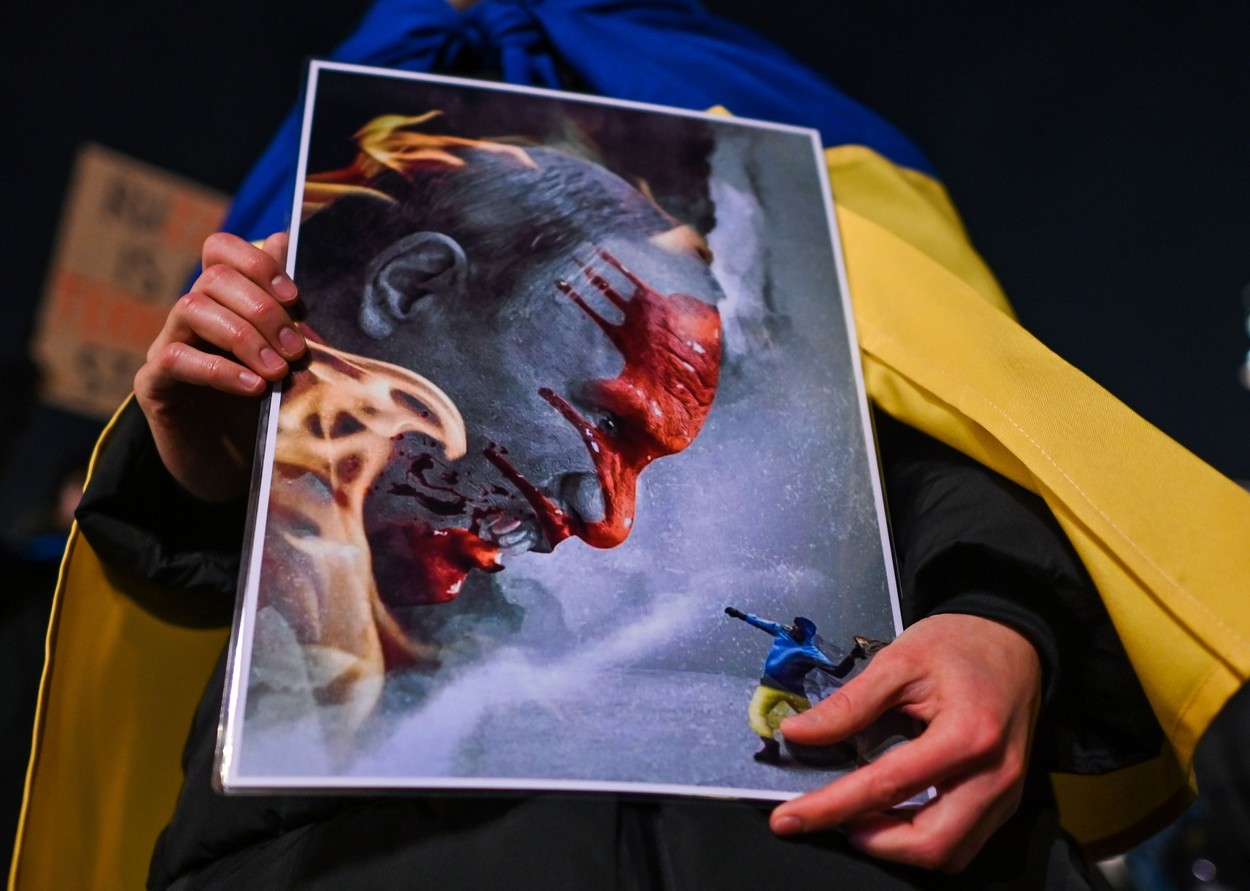 International Rally For Ukraine In Krakow, Poland - 19 Nov 2022