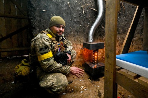Ukrainian military prepares for winter, Ukraine - 03 Nov 2022