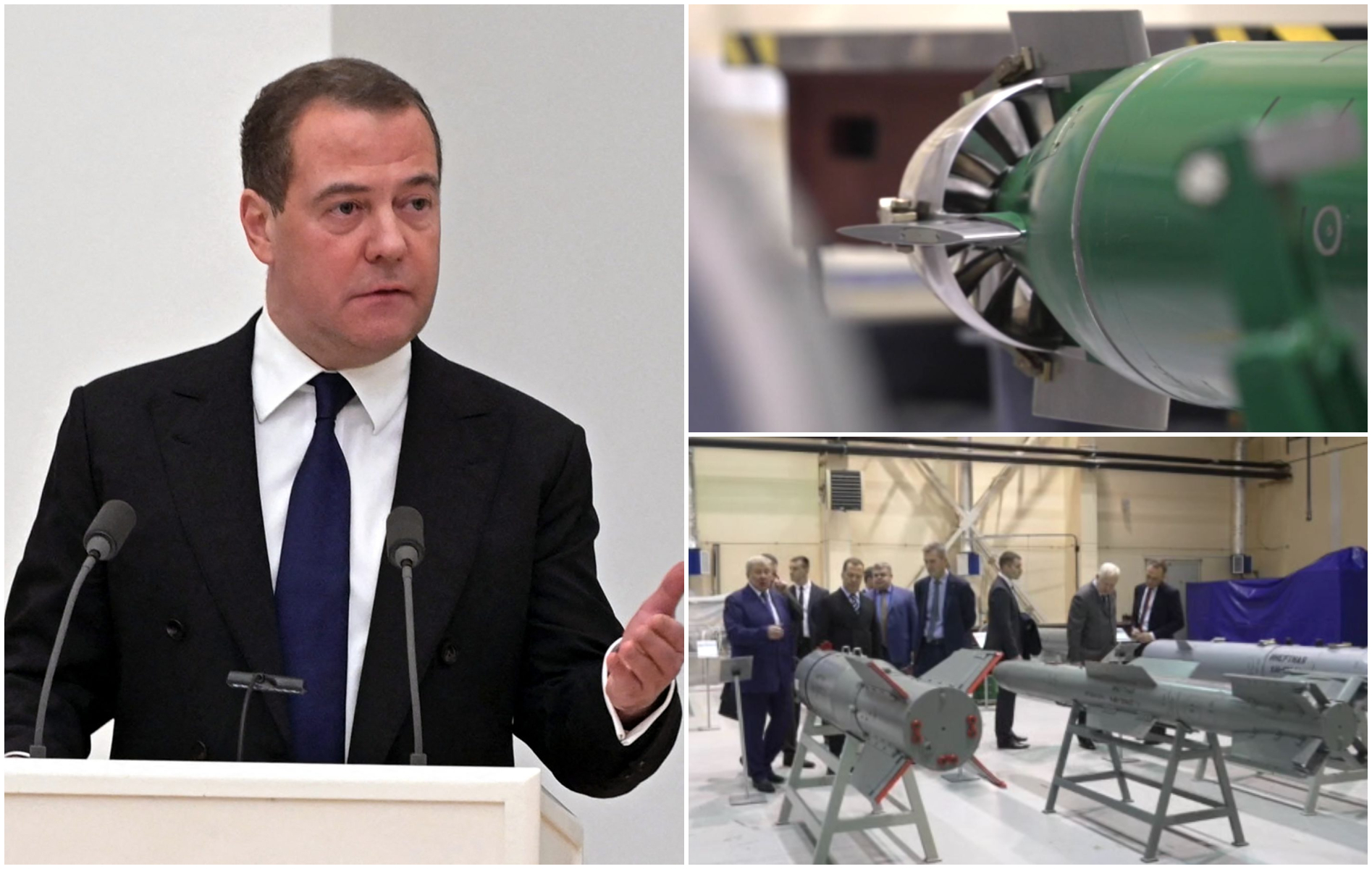 Medvedev, Rusija, oružje