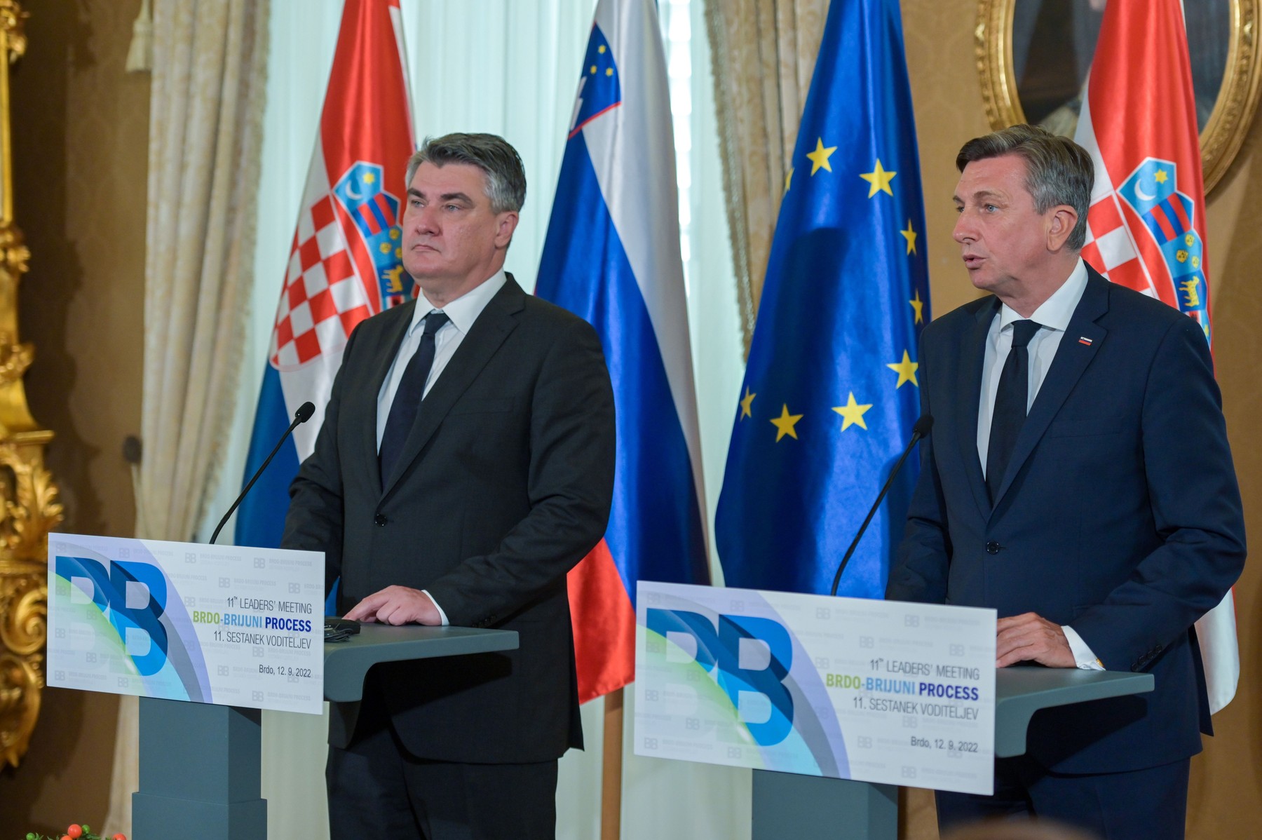 Brdo-Brijuni Process summit in Kranj, Slovenia - 12 Sep 2022