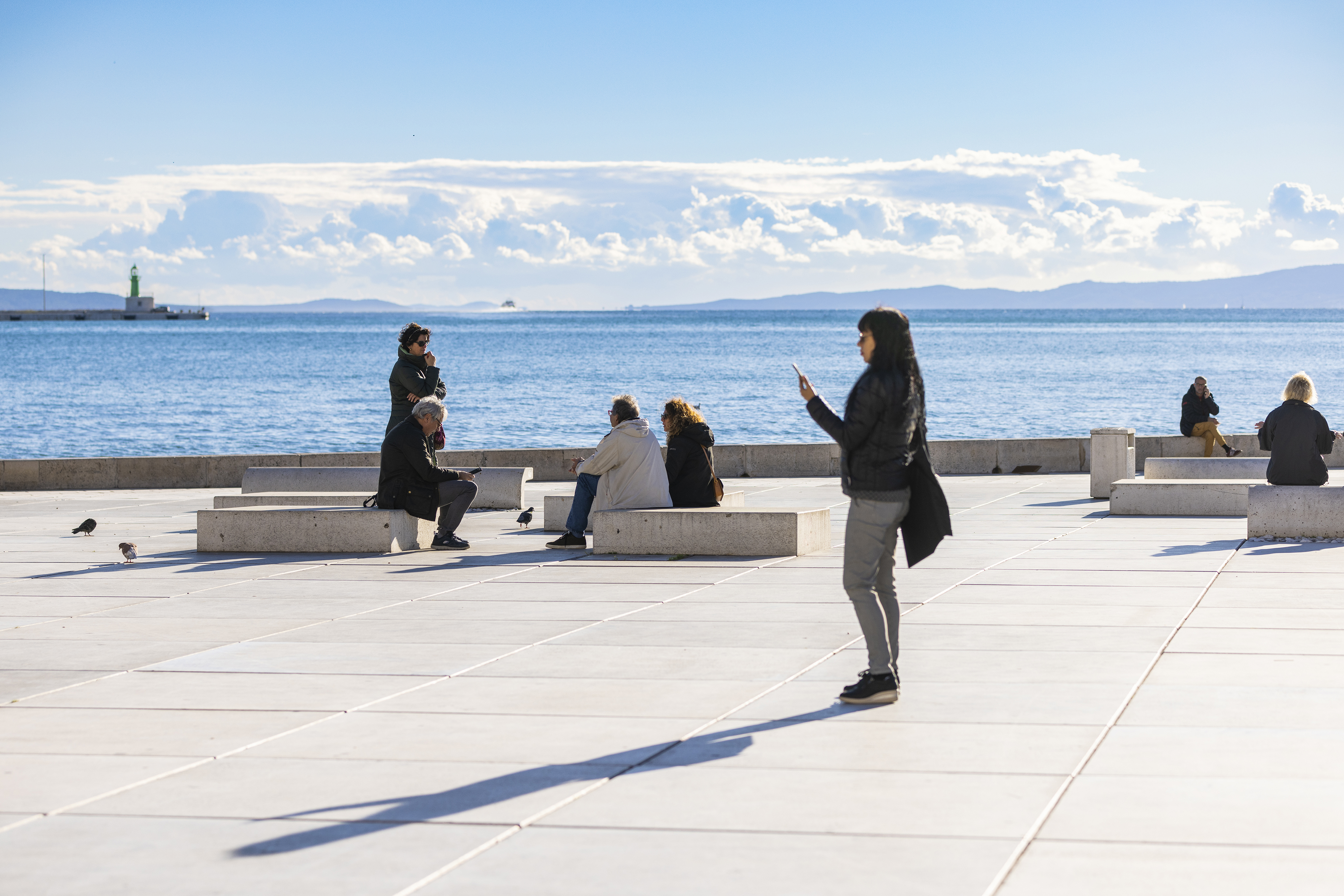 Sunčan jesenski dan u Splitu