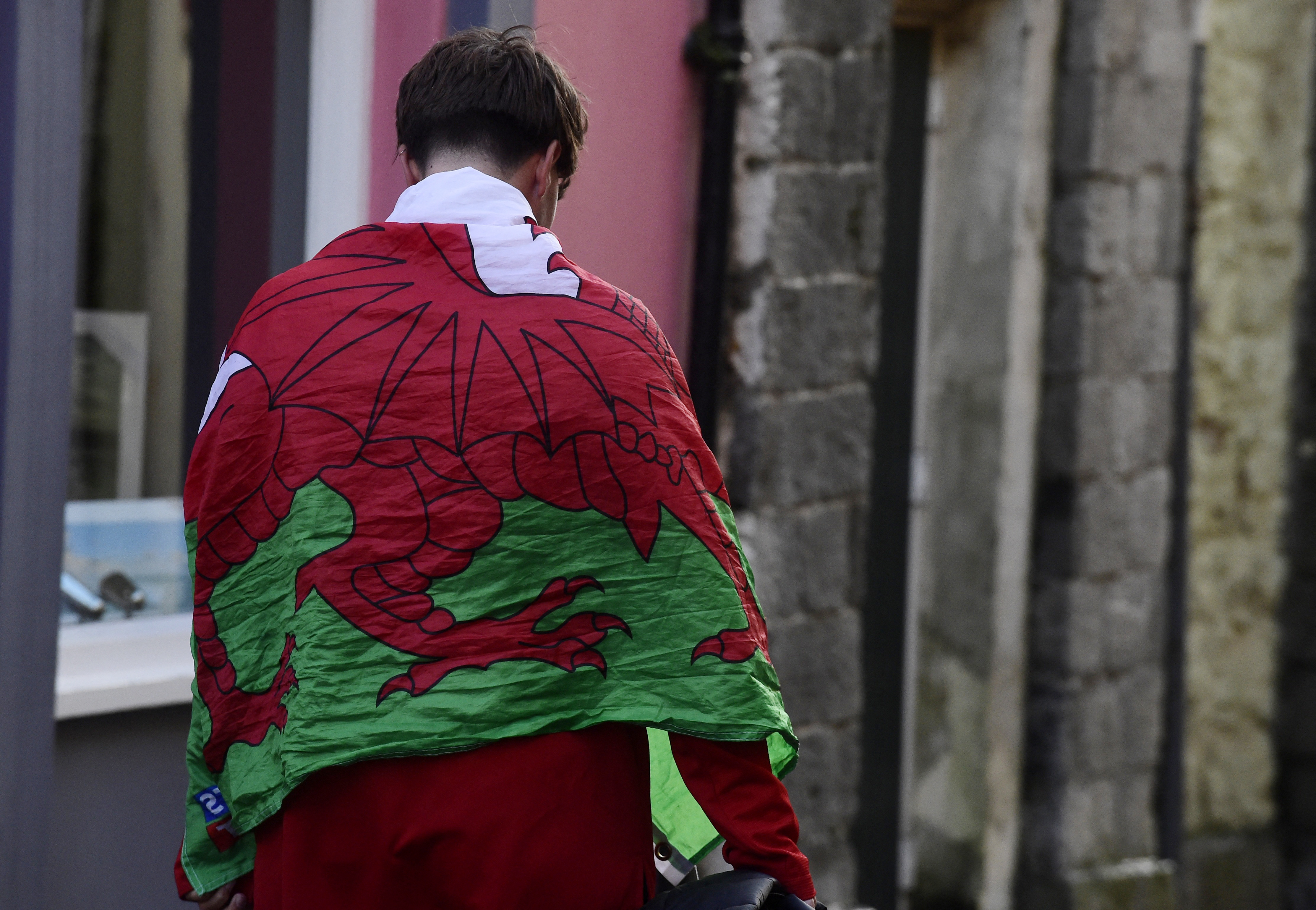 navijač, wales, katar