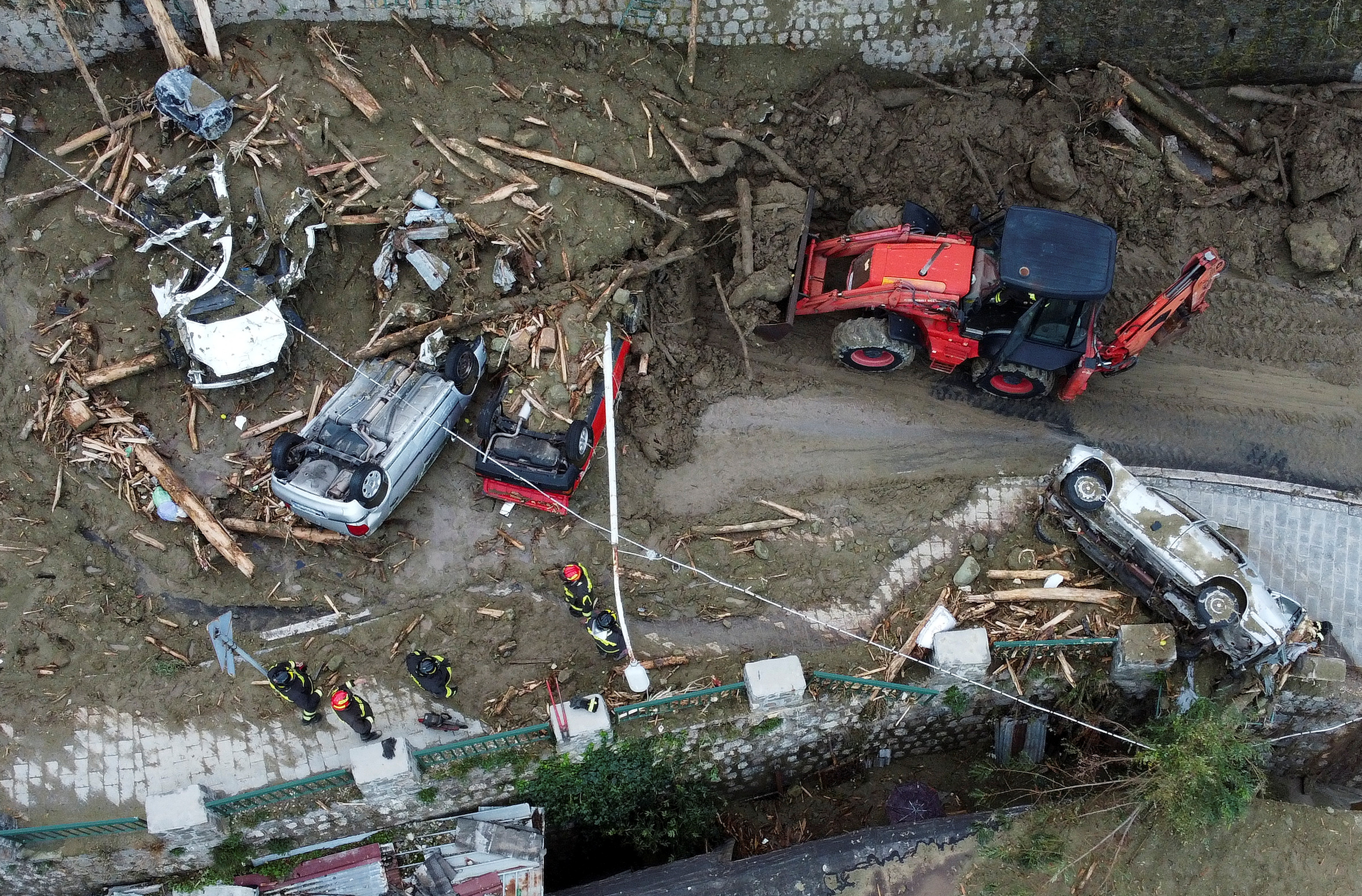 Landslide on the Italian holiday island of Ischia