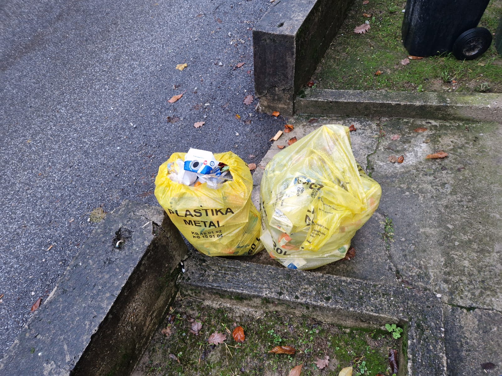 plastični otpad, žute vrećice,
