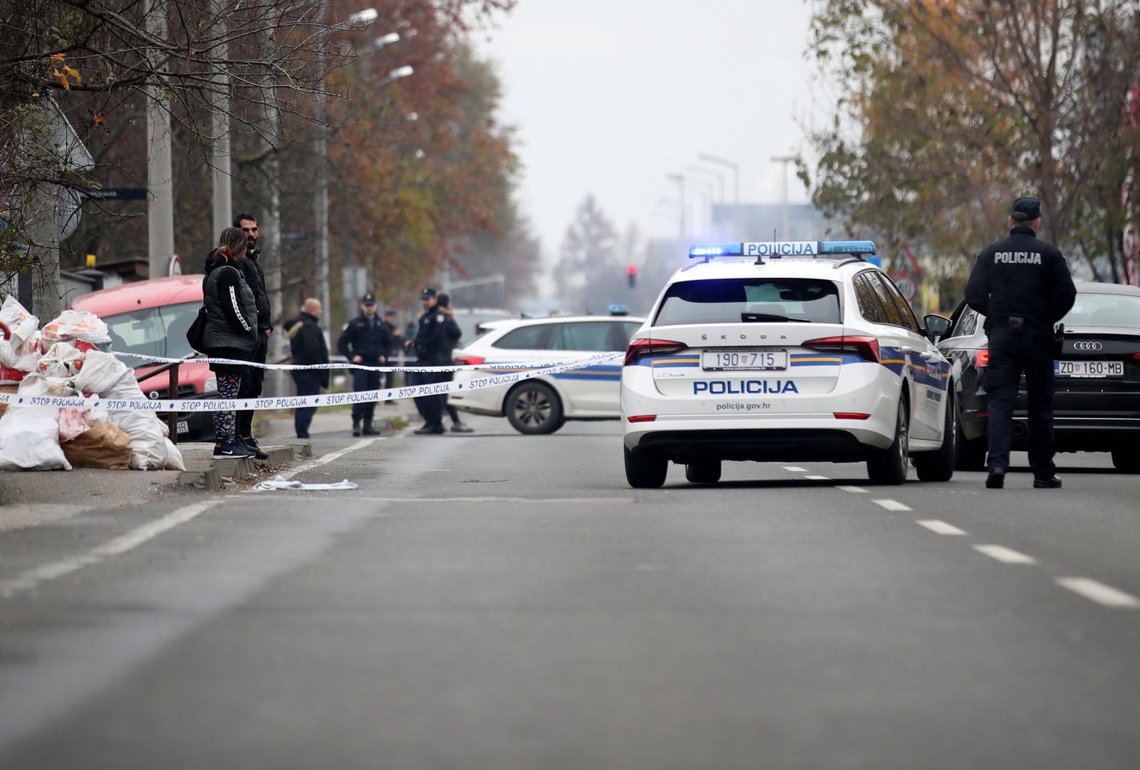 Zagreb: Policijski očevid na Donjim Sveticama gdje je došlo do pucnjave