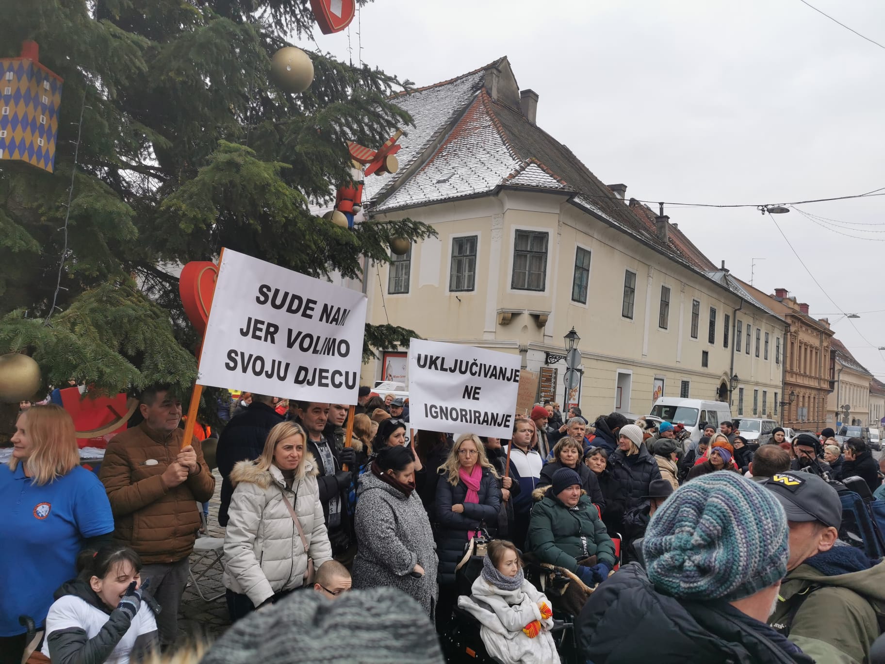 prosvjed osoba s invaliditetom