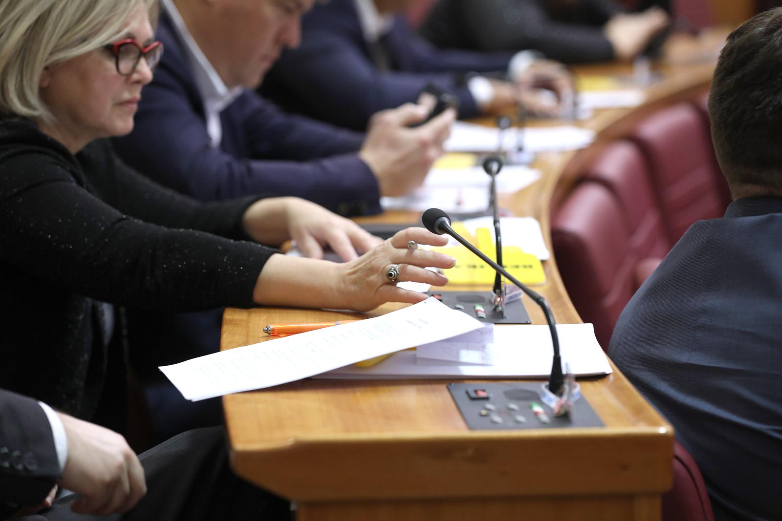 Sabor počeo s glasovanjem