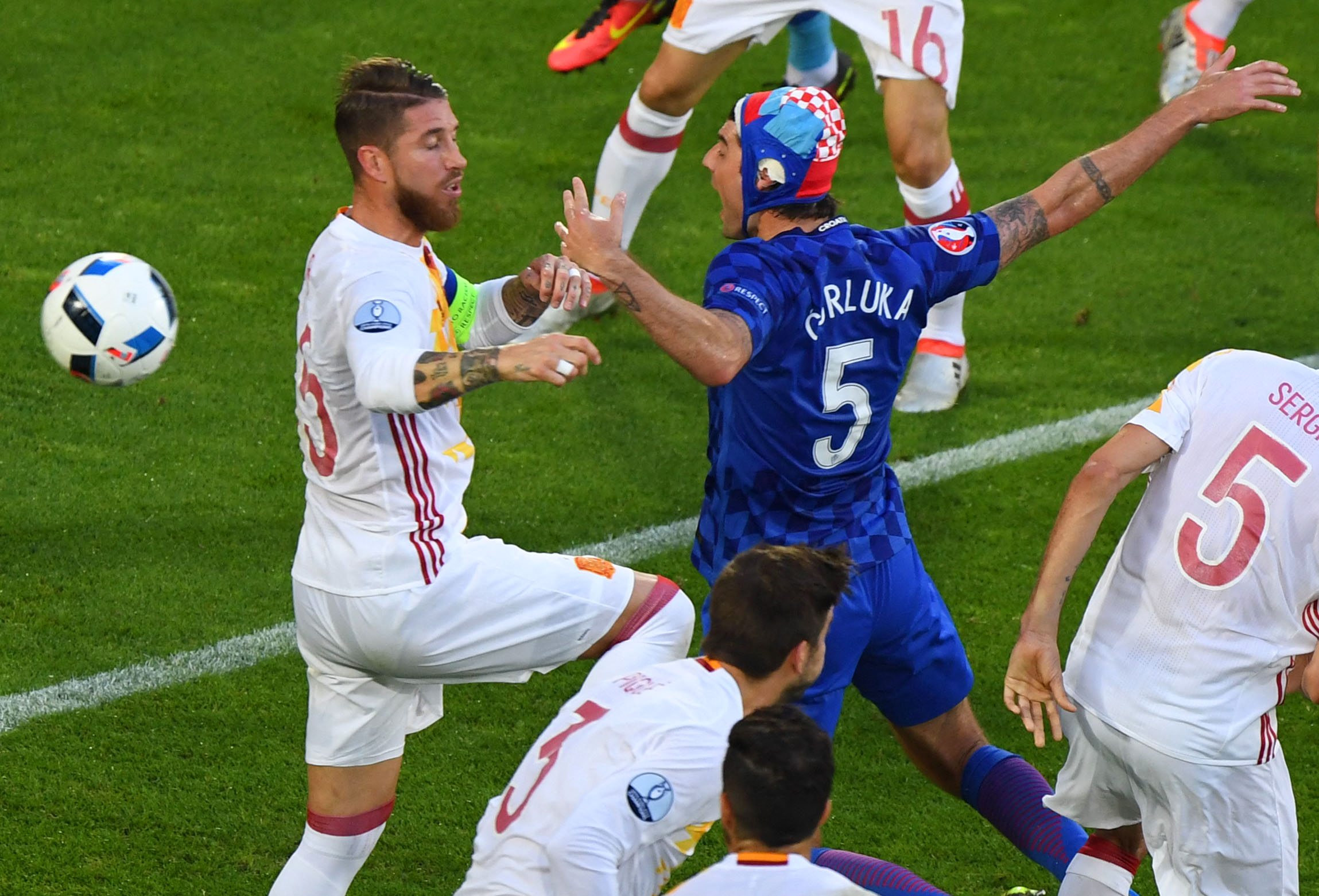 vedran ćorluka, vaterpolo kapica