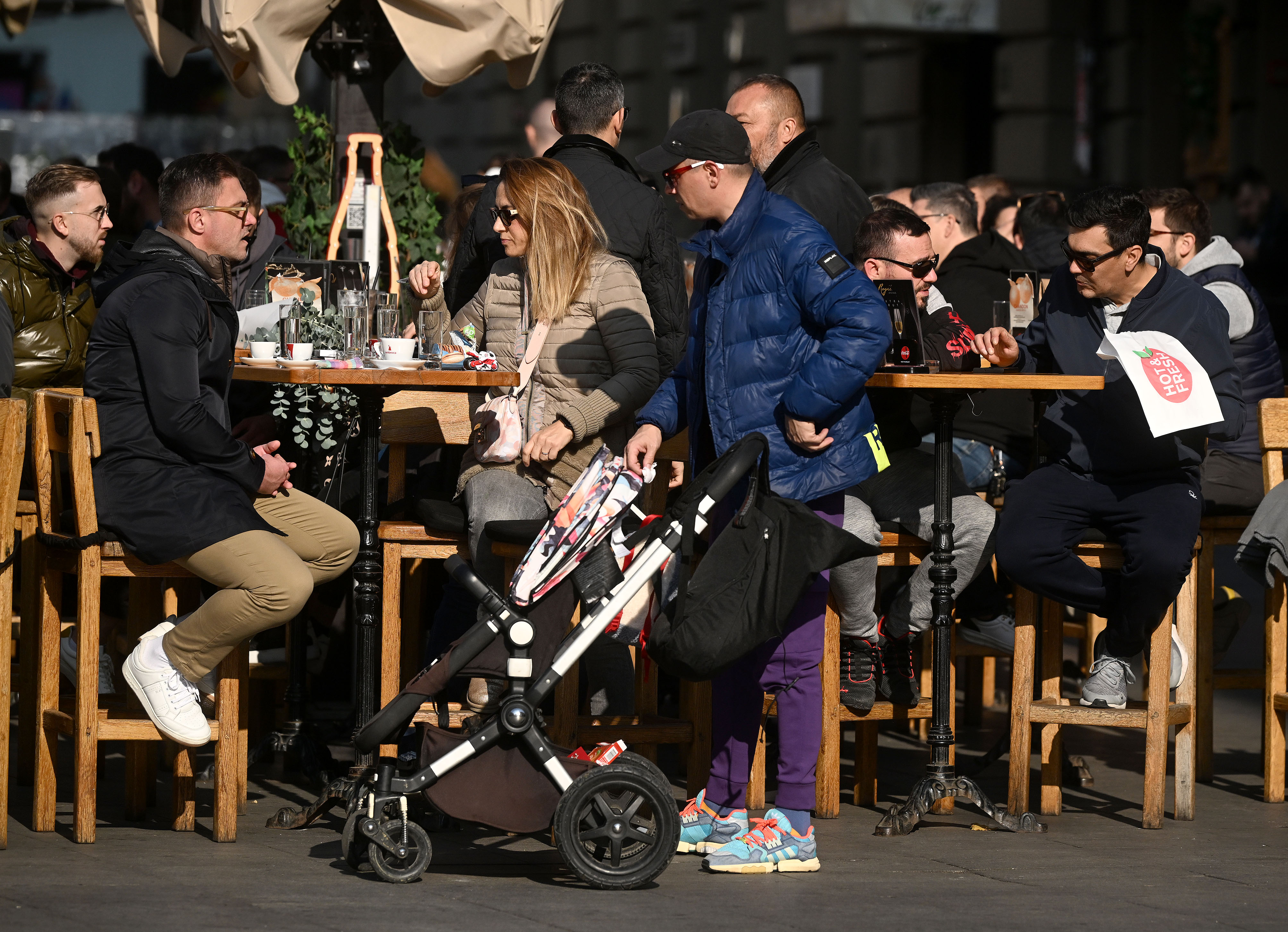 Sunčana jesen na zagrebačkim ulicama