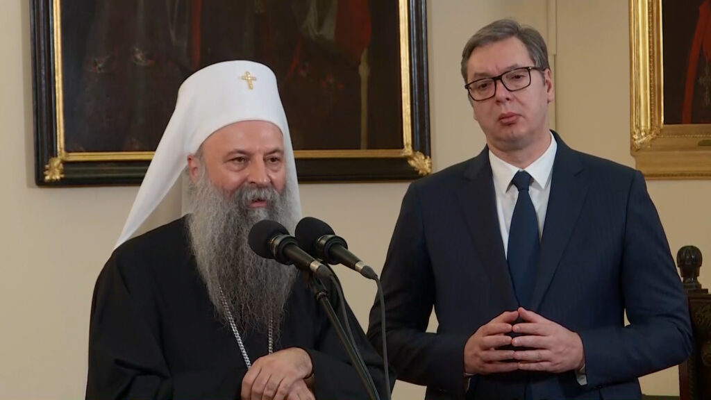 vučić, patrijarh porfirije