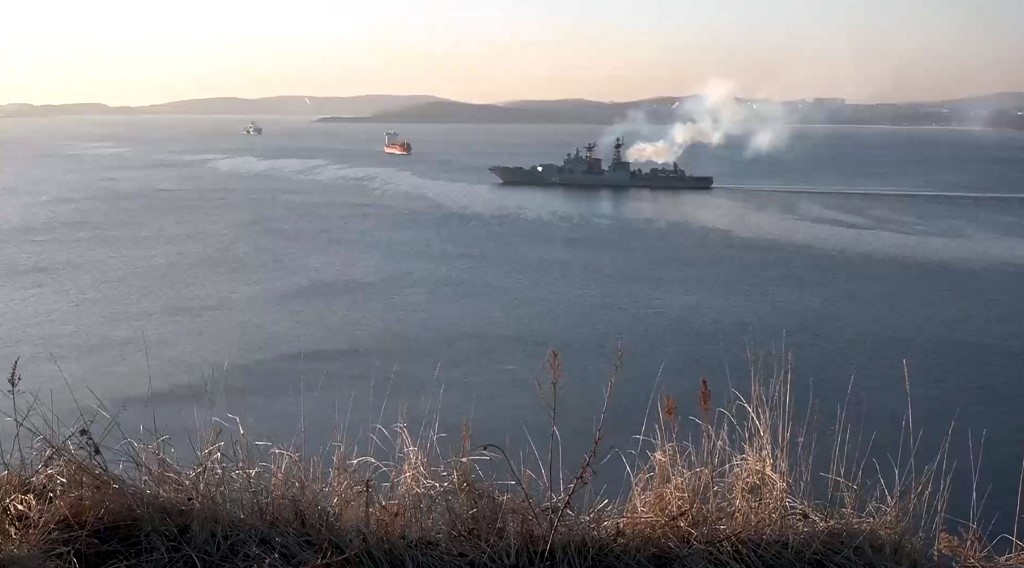 rusija, vojni brod, kina