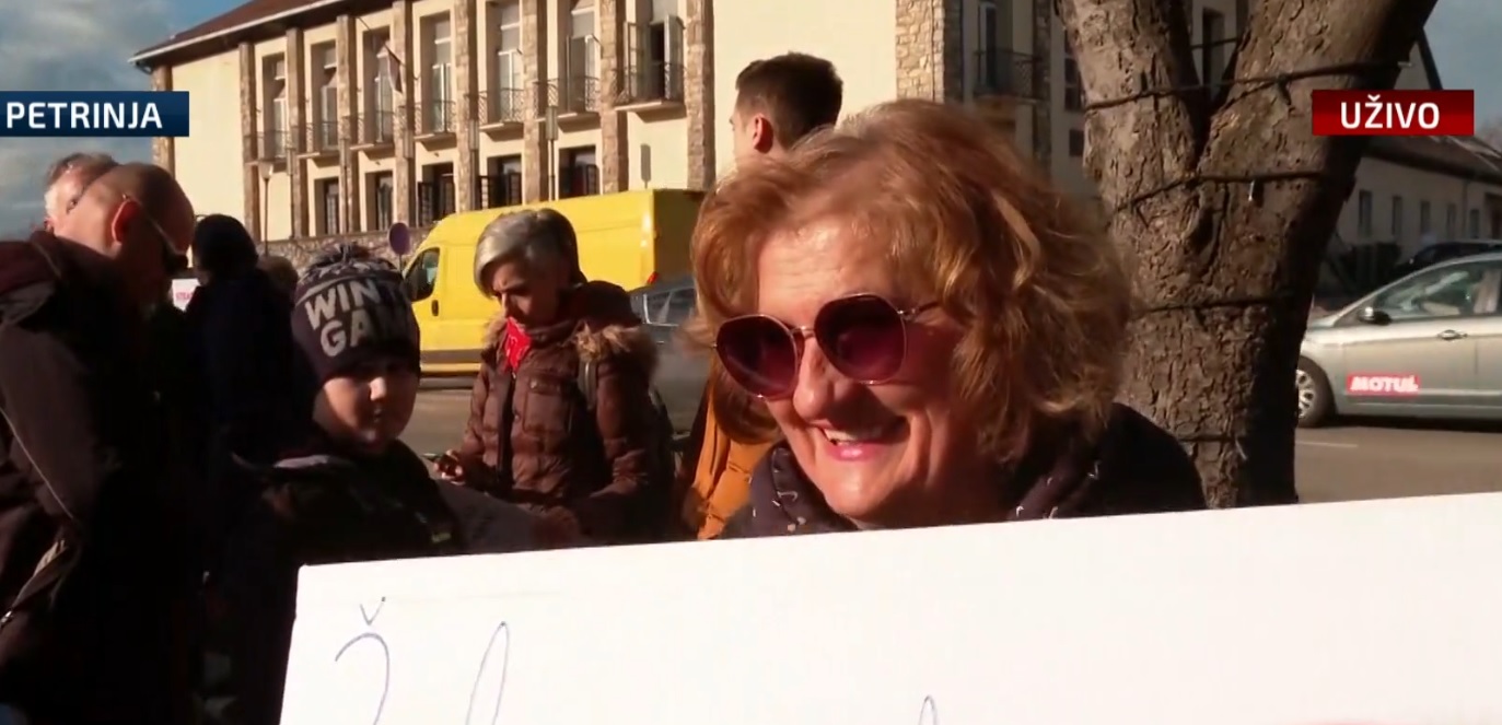 petrinja prosvjed