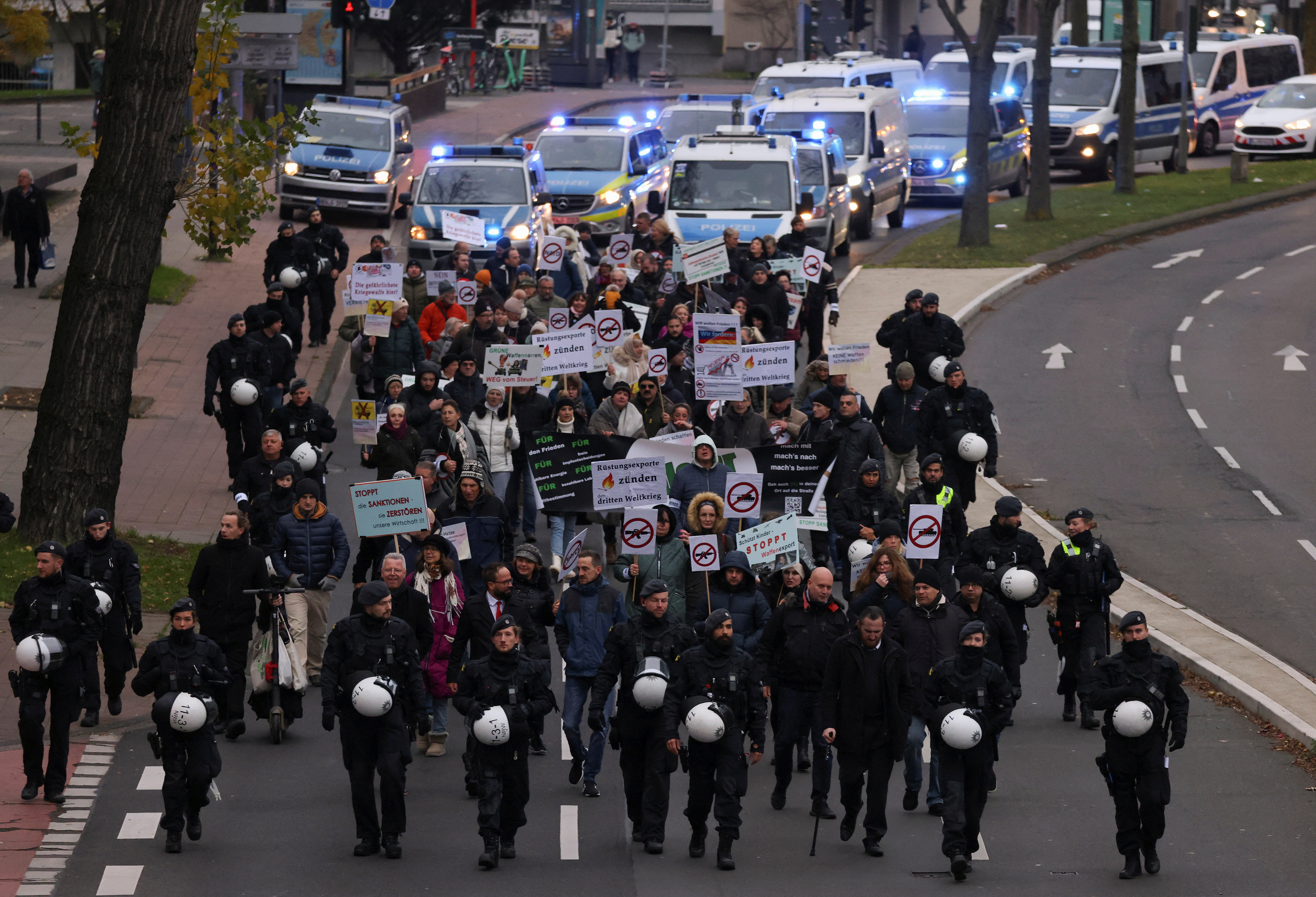 Köln, Njemačka, prosvjed, proruski protest