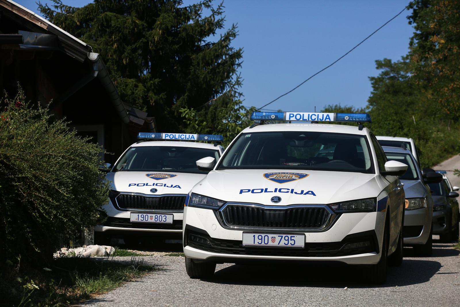 Policijski očevid na mjestu ubojstva pokraj Sesveta