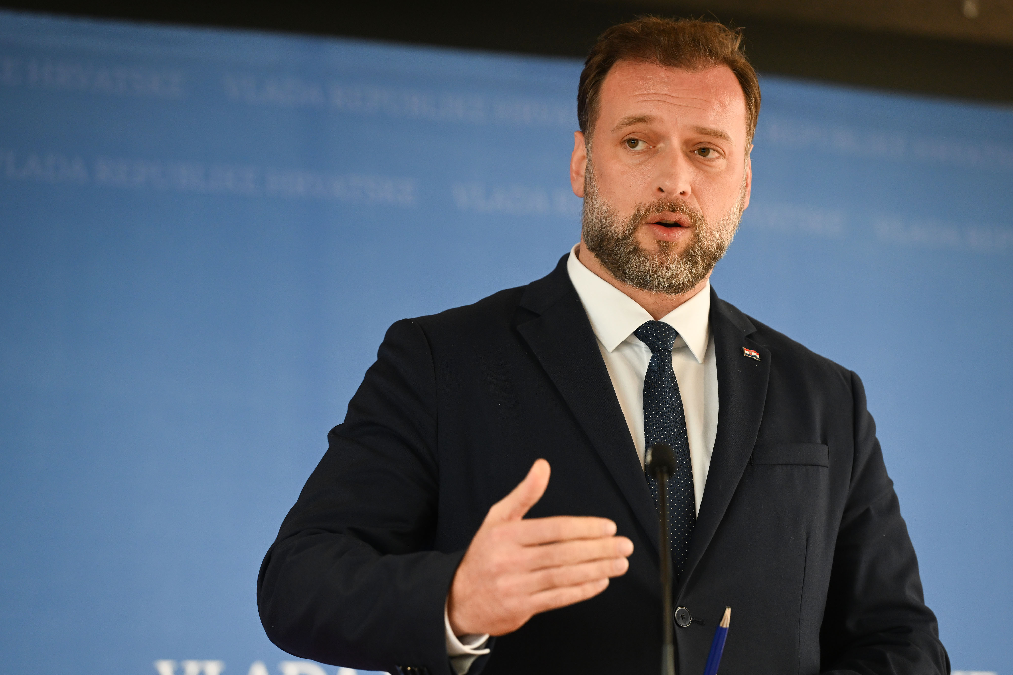 Zagreb: Mario Banožić obratio se medijima nakon sjednice Vlade