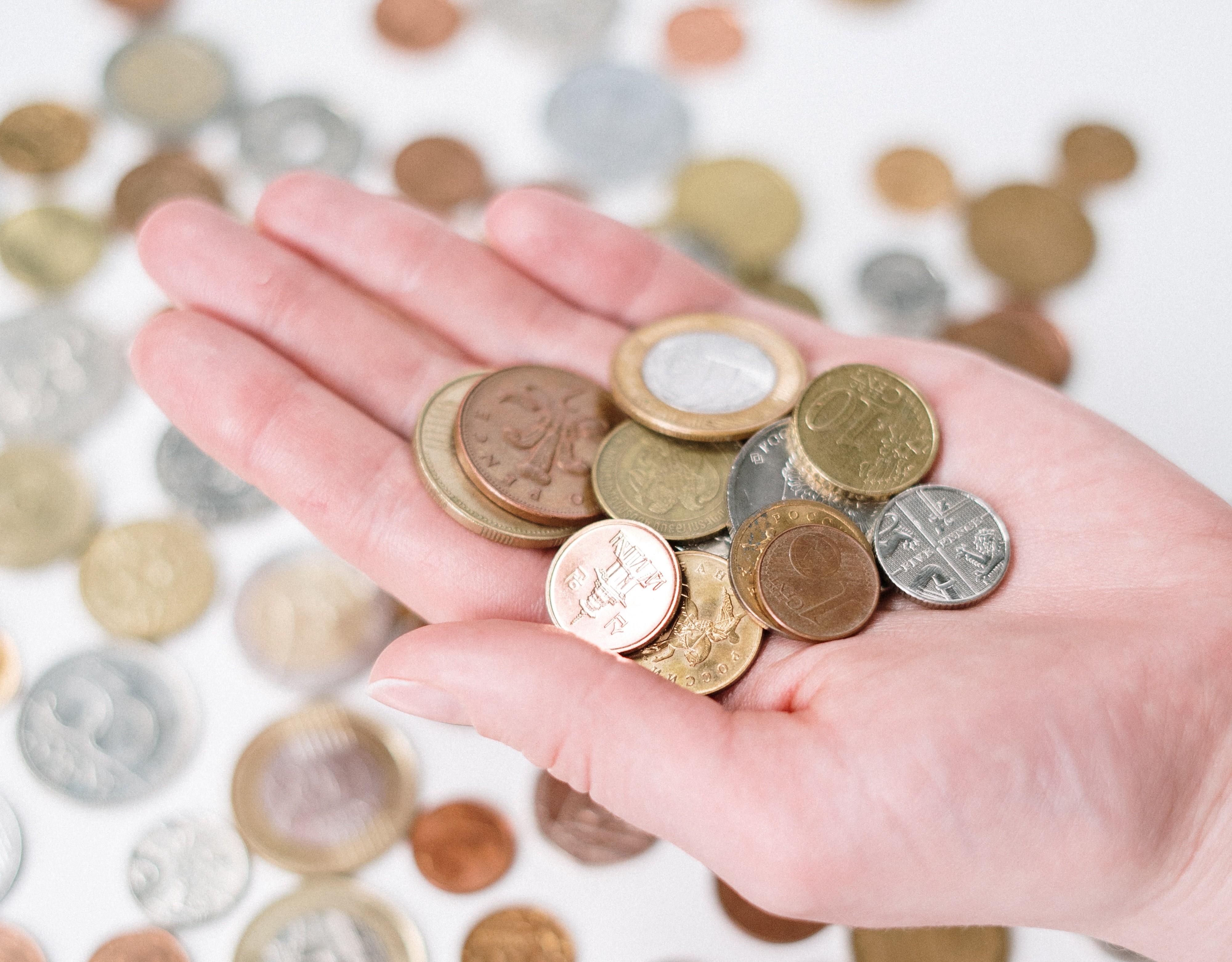 euri, kovanice, novac, štednja