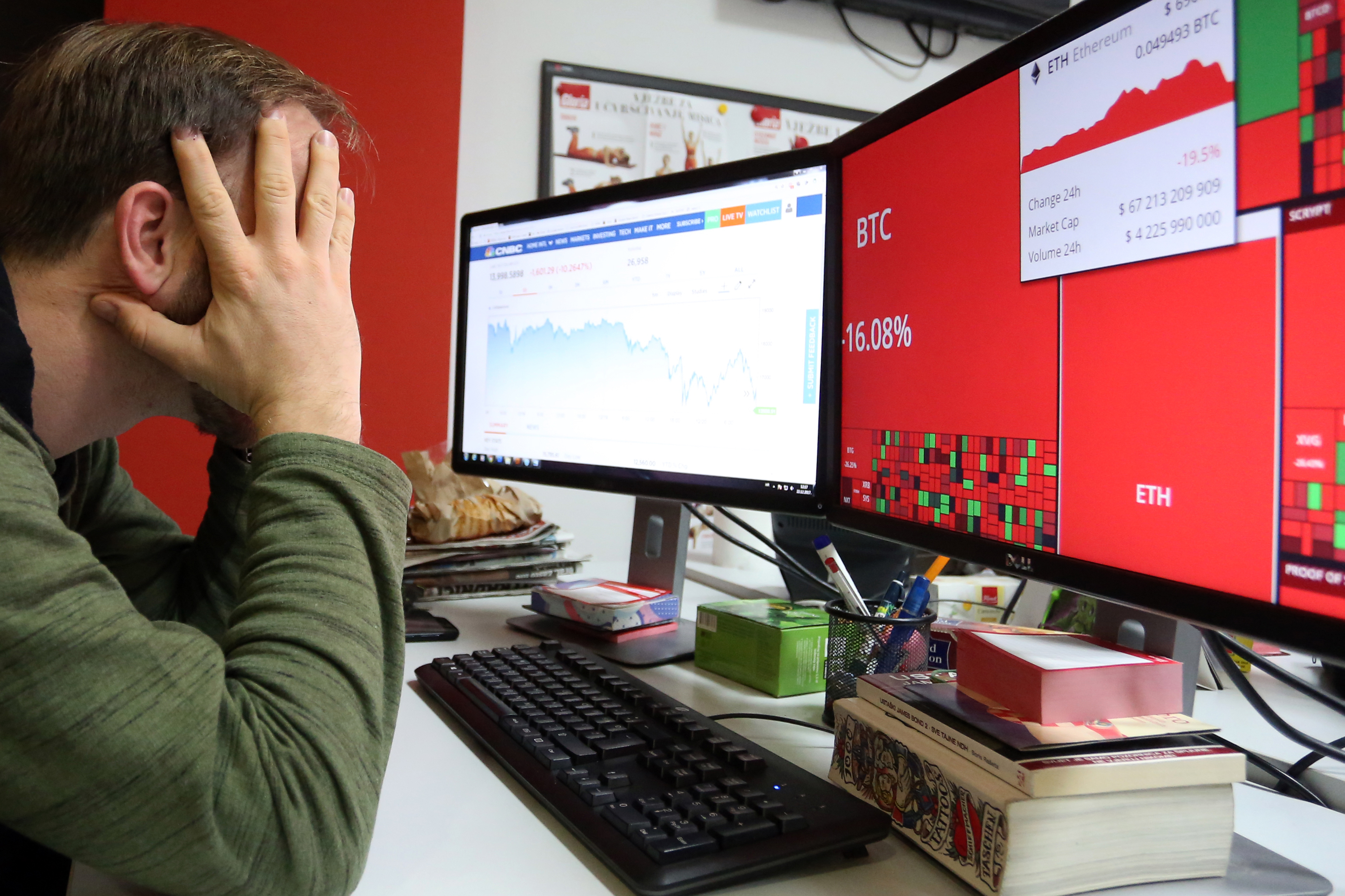 Vrijednost kriptovaluta naglo je pala