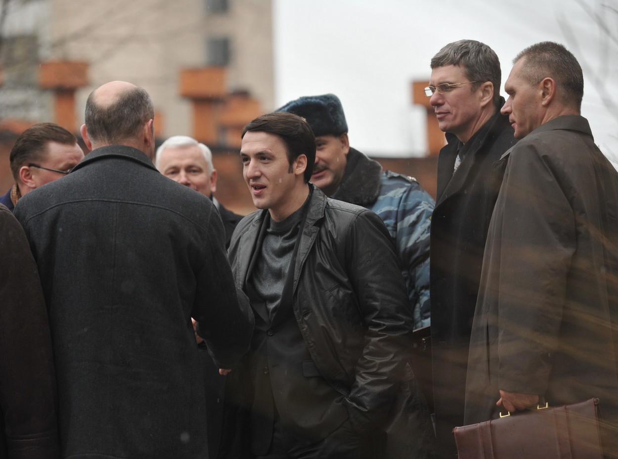 On location for Alexei Uchitel's new film Vosmyorka (The Eight)