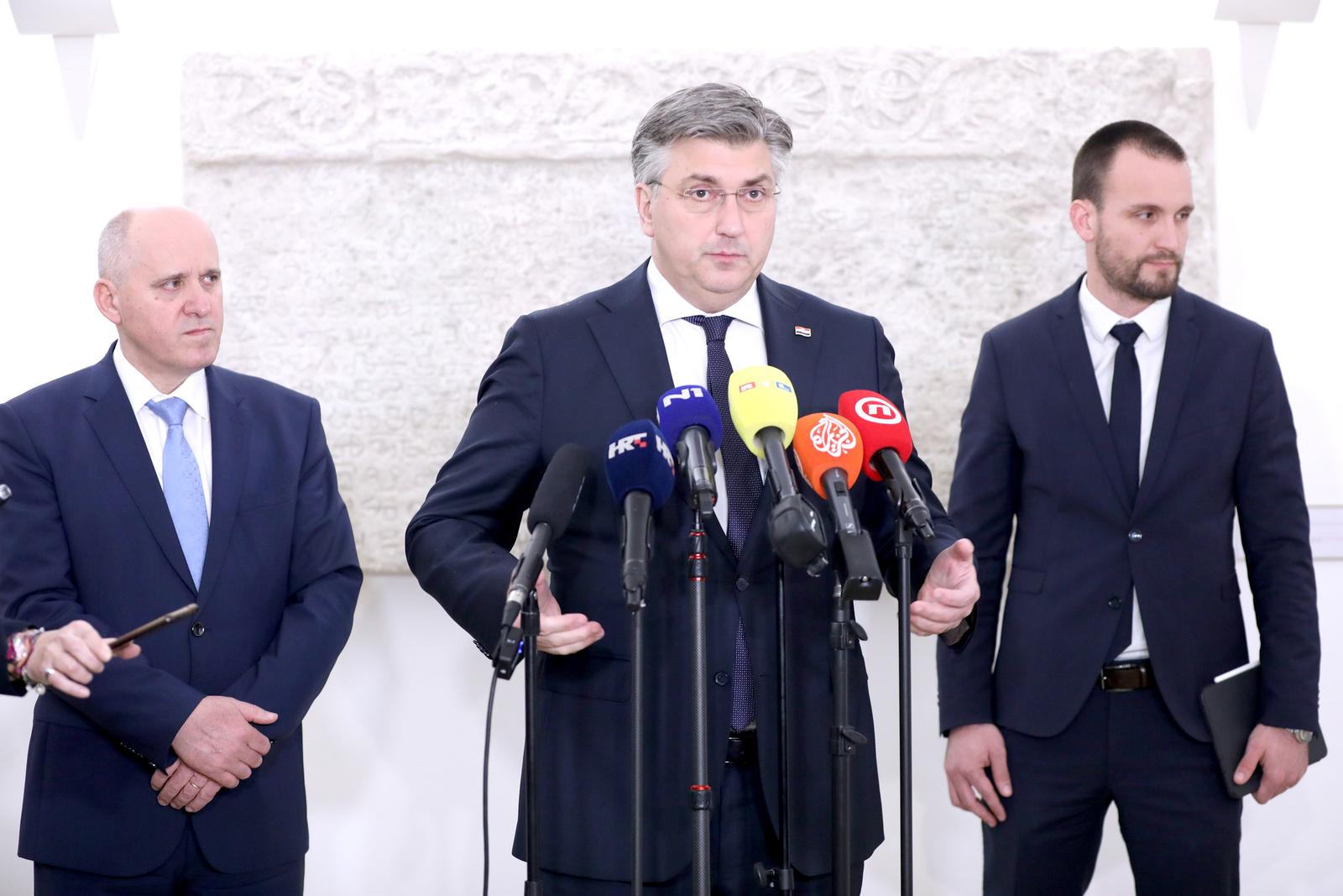 Andrej Plenkovi. branko bačić, šime erlić