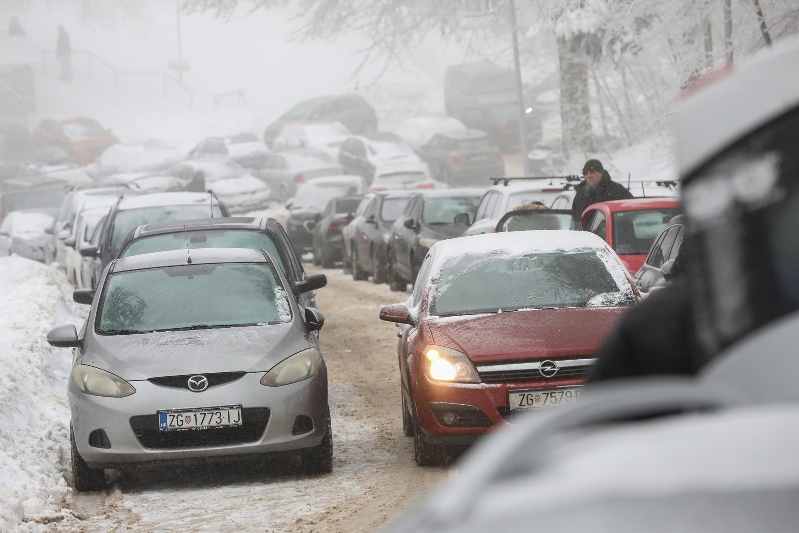 Gužva na sljemenskoj cesti