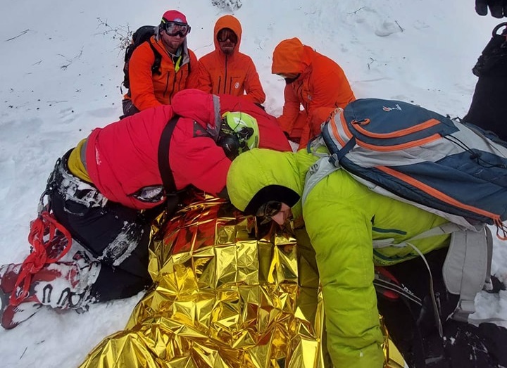 slovenija, spašavanje skijaša, snijeg