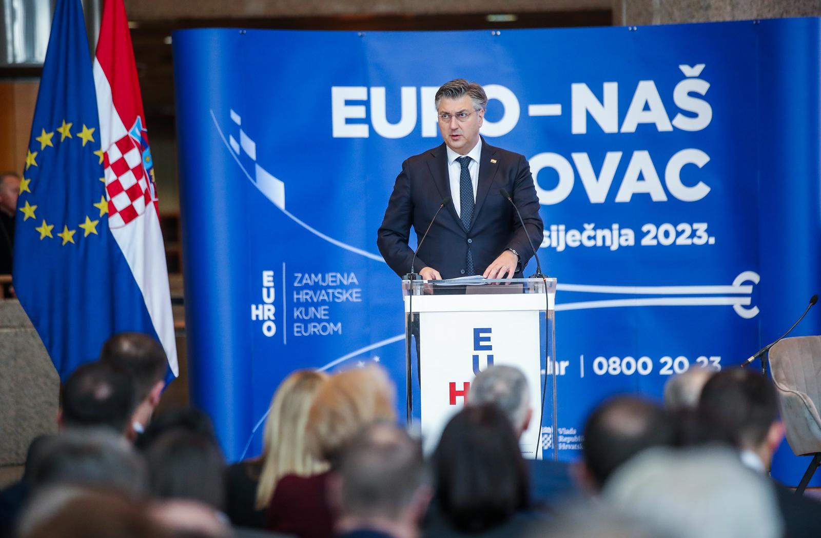 Zagreb: U NSK održana konferencija "Hrvatska, 20. članica Eurozone"