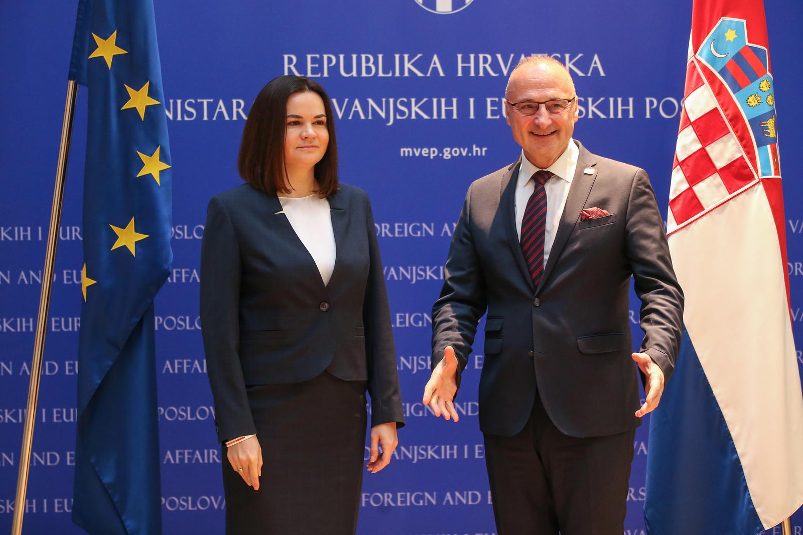 Gordan Grlić Radman primo je bjelorusku čelnicu Svetlanu Tihanovsku