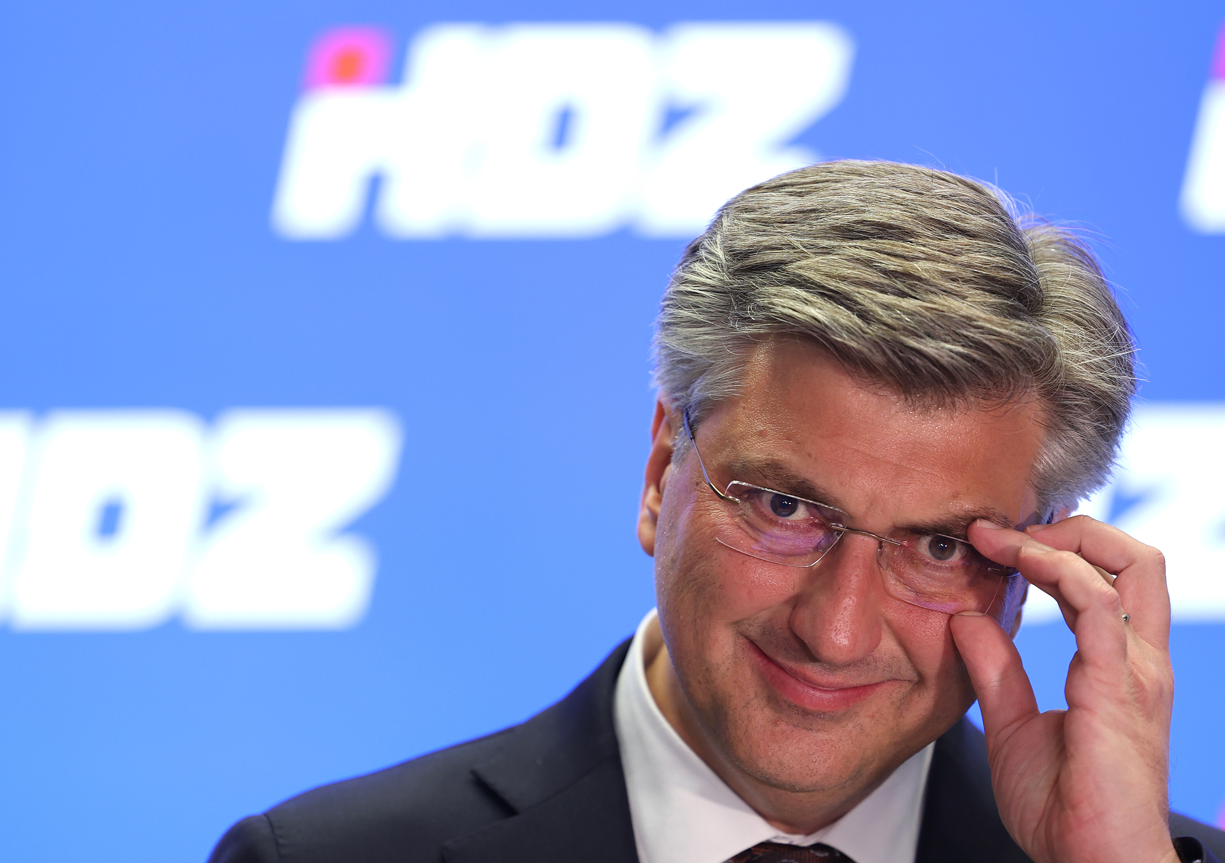 Andrej Plenković dao je izjavu medijima nakon sjednice u središnjici stranke