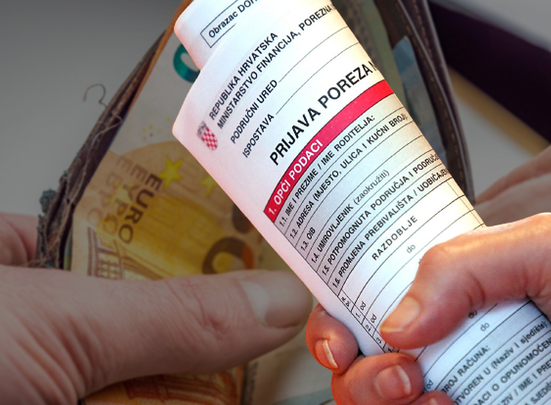 POREZ, prijevara, euri