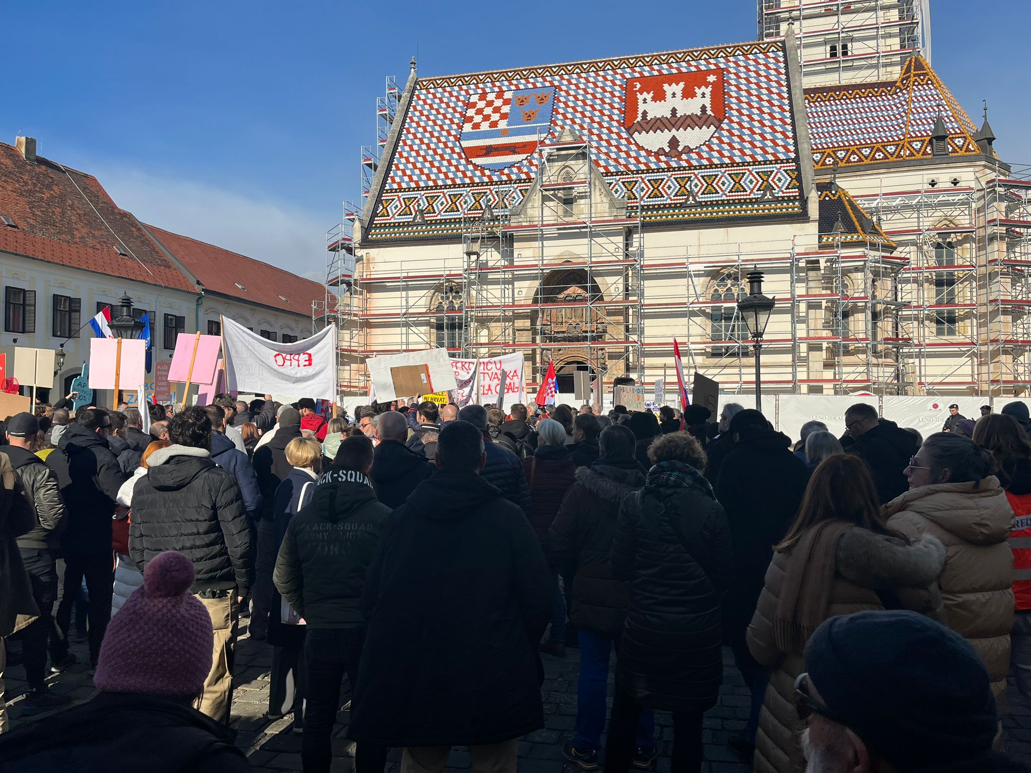 prosvjed, markov trg