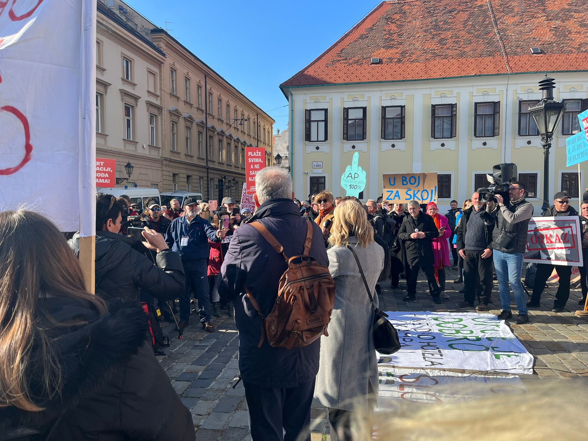 prosvjed, markov trg