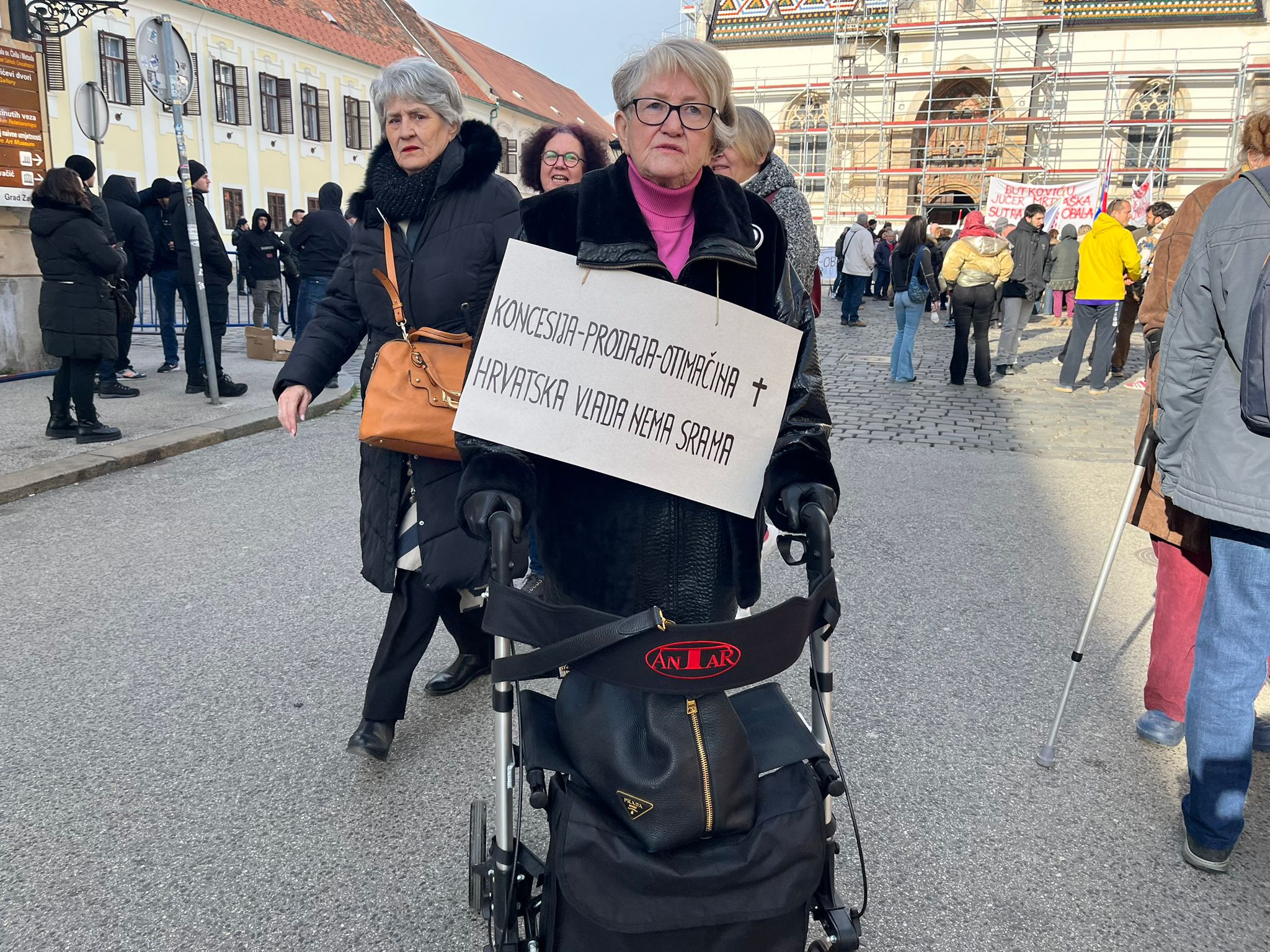 prosvjed, markov trg