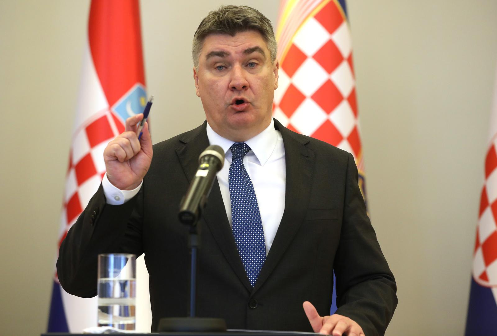 Zagreb: Predsjednik Zoran Milanović sazvao je konferenciju za medije