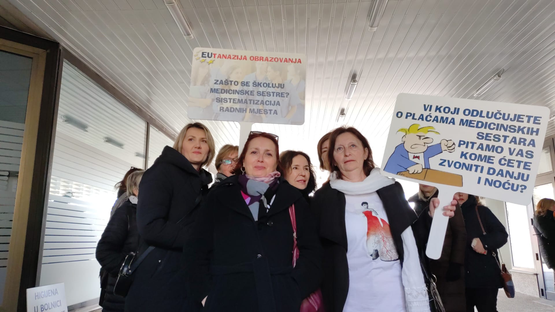 prosvjed ministarstvo zdravstva