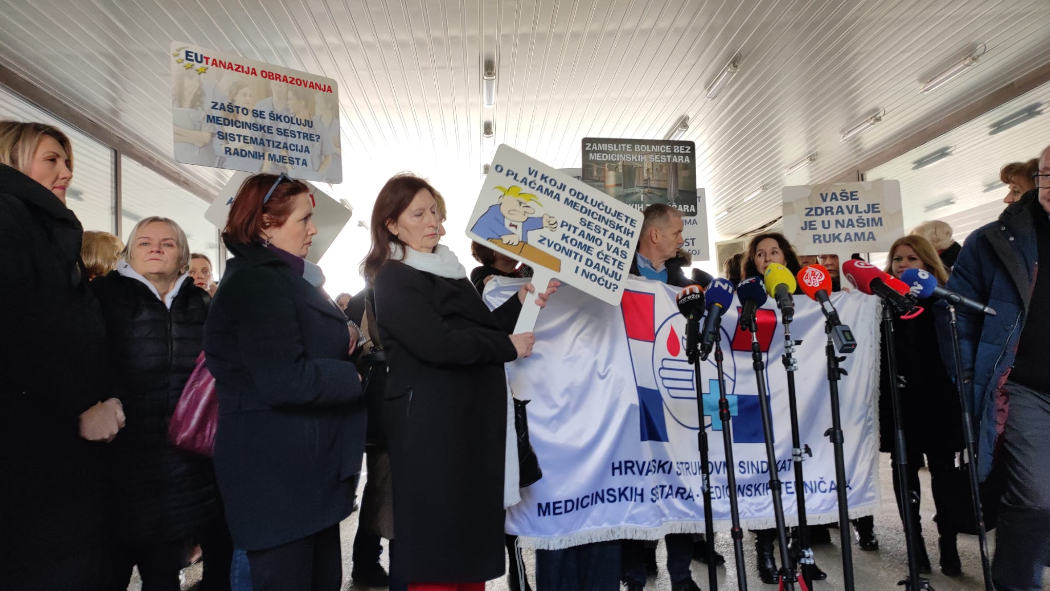 prosvjed ministarstvo zdravstva