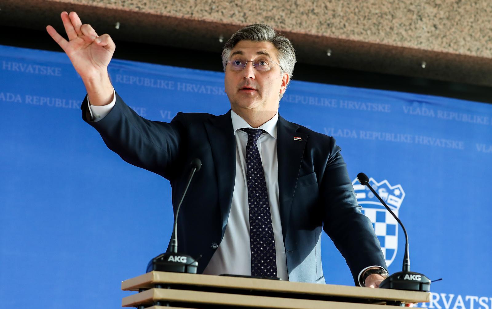 Izjava premijera Plenkovića nakon sjednice Vlade