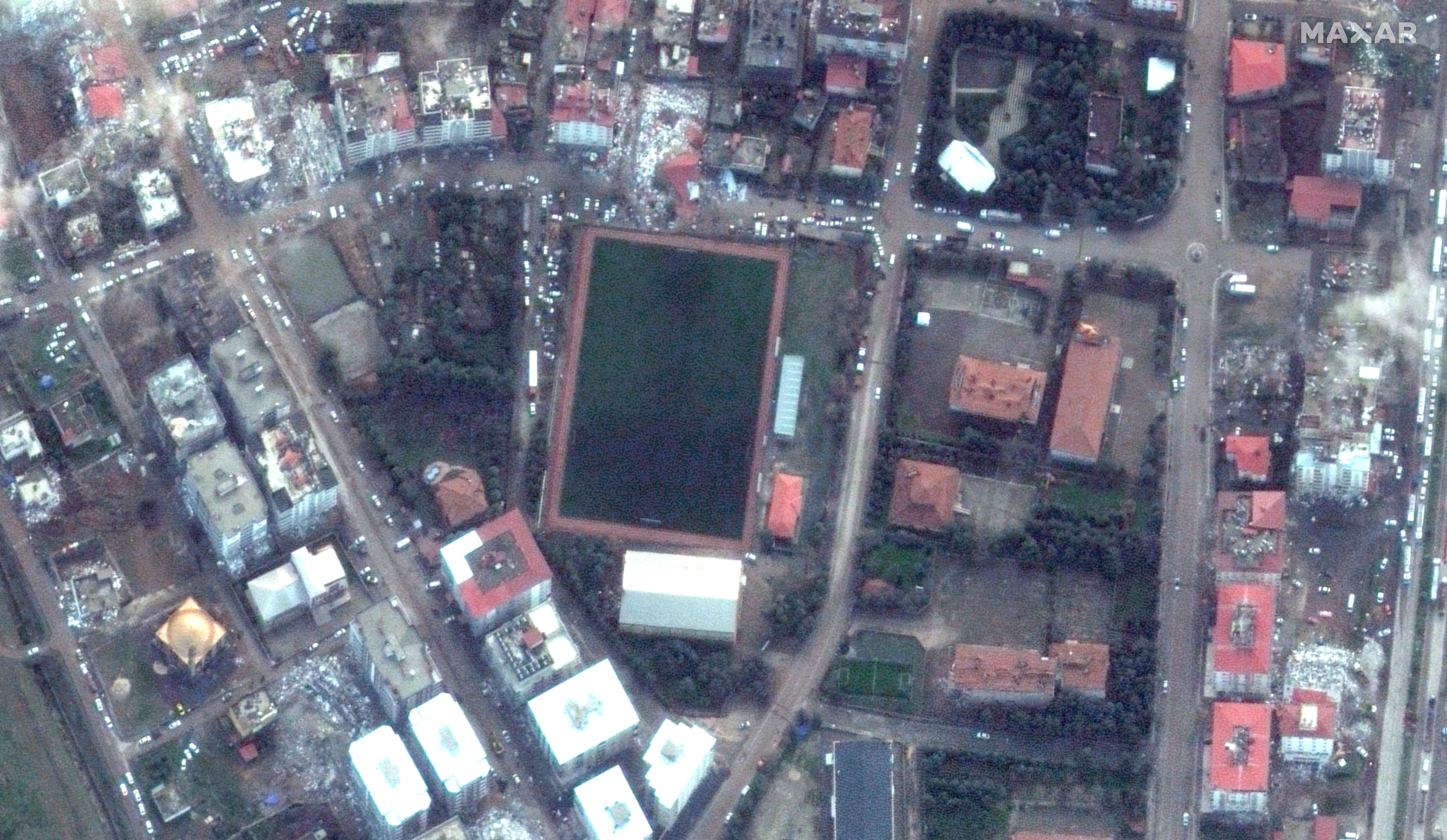 Potres u Turskoj satelitske snimke