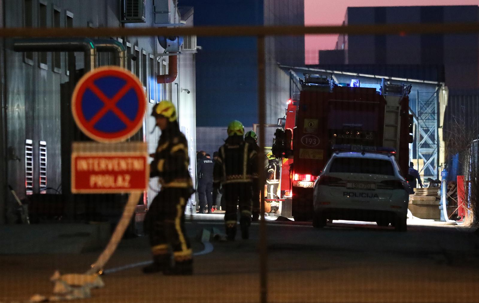 Zagreb: Požar u tvornici Rimac u Škorpikovoj