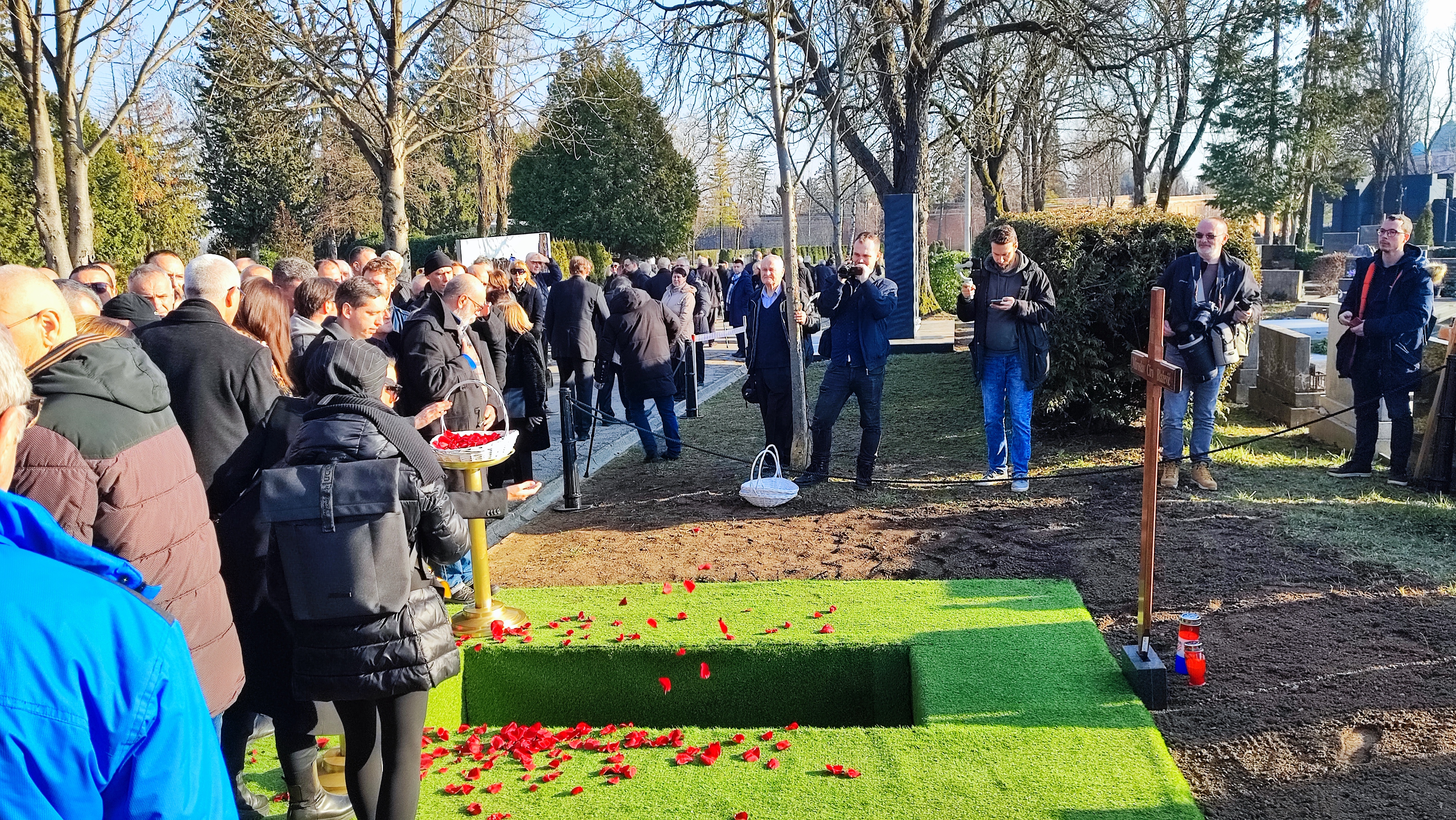 Sprovod, Ćiro, Mirogoj, Aleja velikana