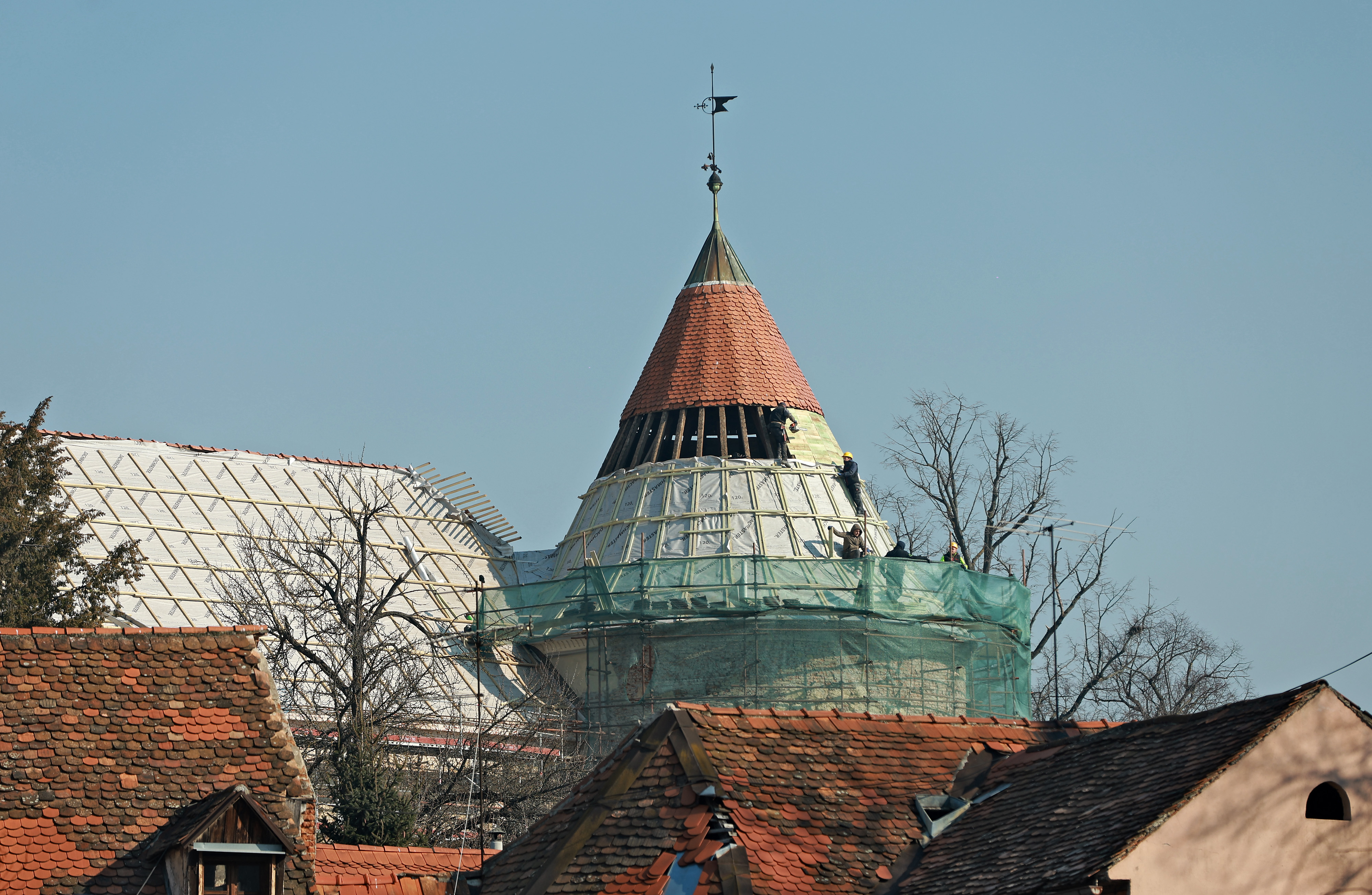 Zagreb: Sanacija kule na zidinama uz katedralu