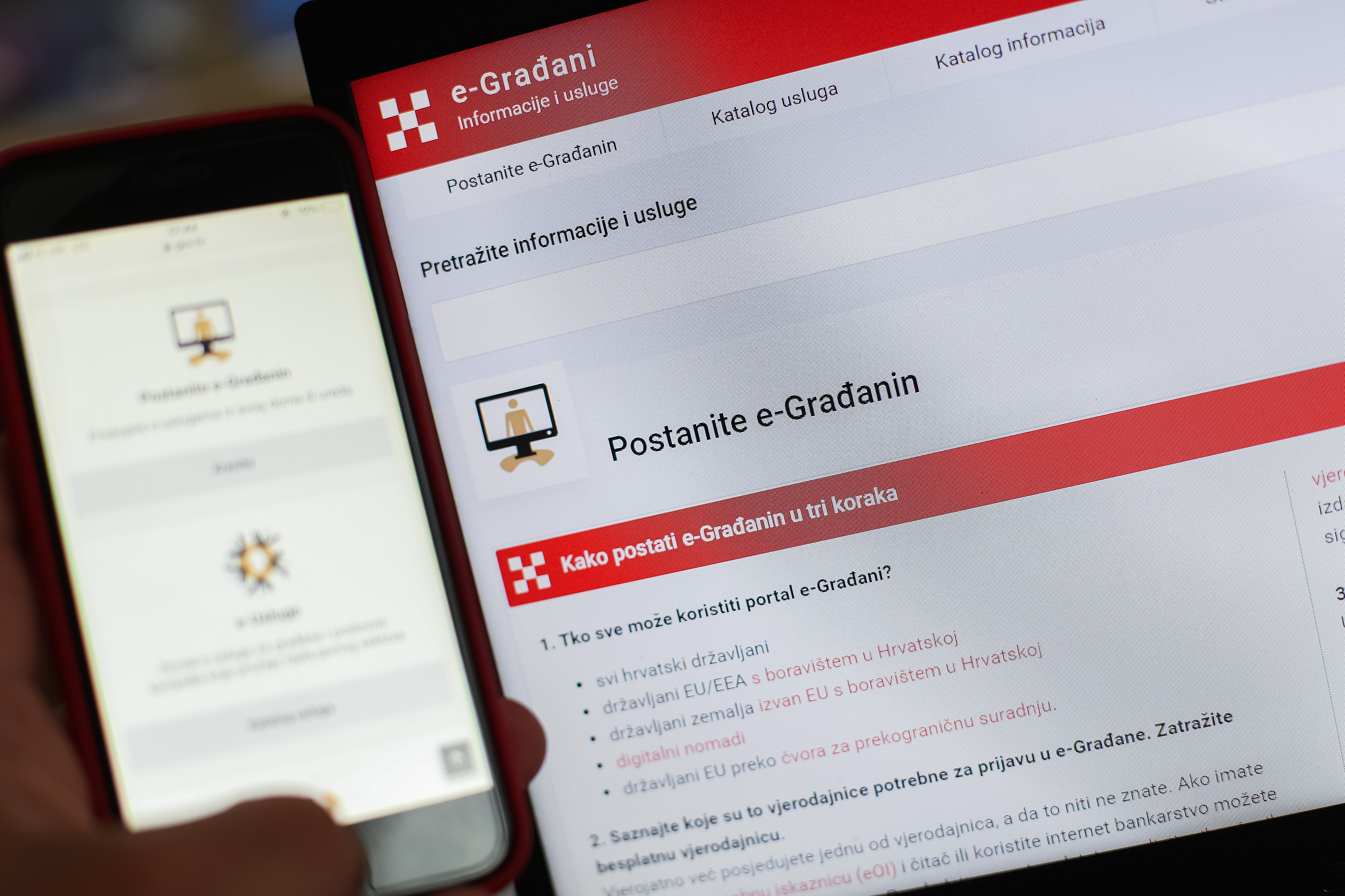 Ilustracija za internet stranicu E-građani