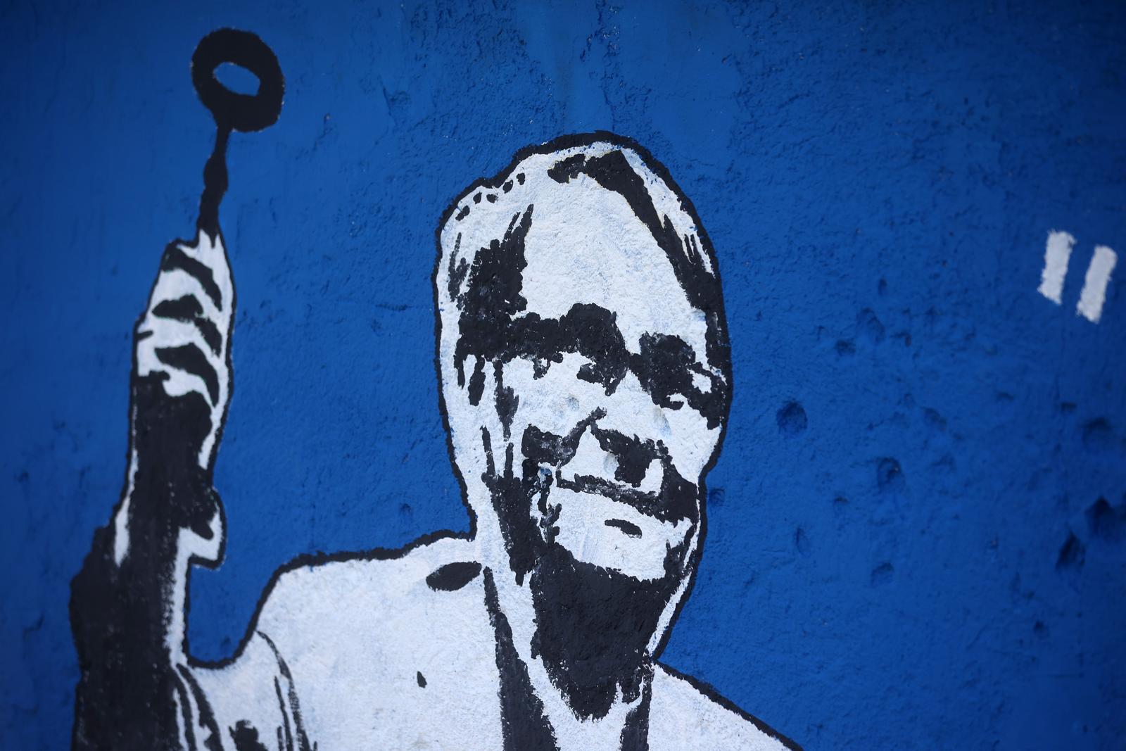 Travnik: Oslikan mural u čast Miroslavu Ćiri Blaževiću